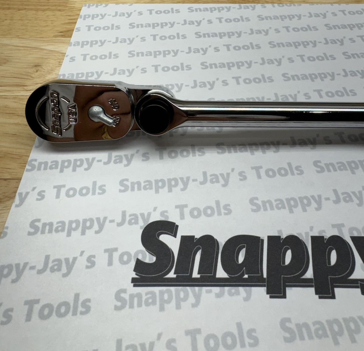 Snap-on Tools NEW BLACK 3/8″ Drive Hard Grip Multi-Position Ratchet FHD80MPBK