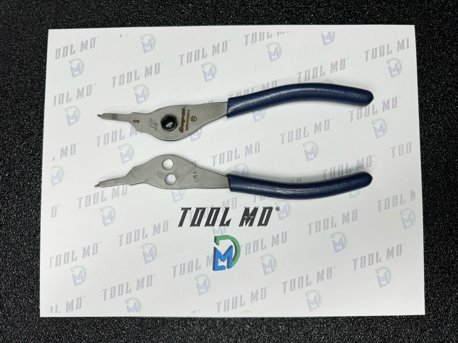 Snap-on Tools USA NEW POWER BLUE Straight Tip .070 Snap Ring Pliers SRPCR7000