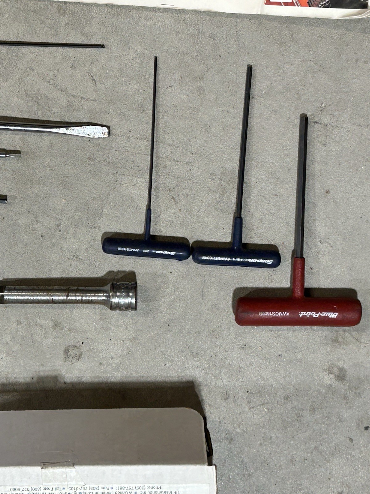16 pcs Tool Lot Snap on Bluepoint TIF Ernst