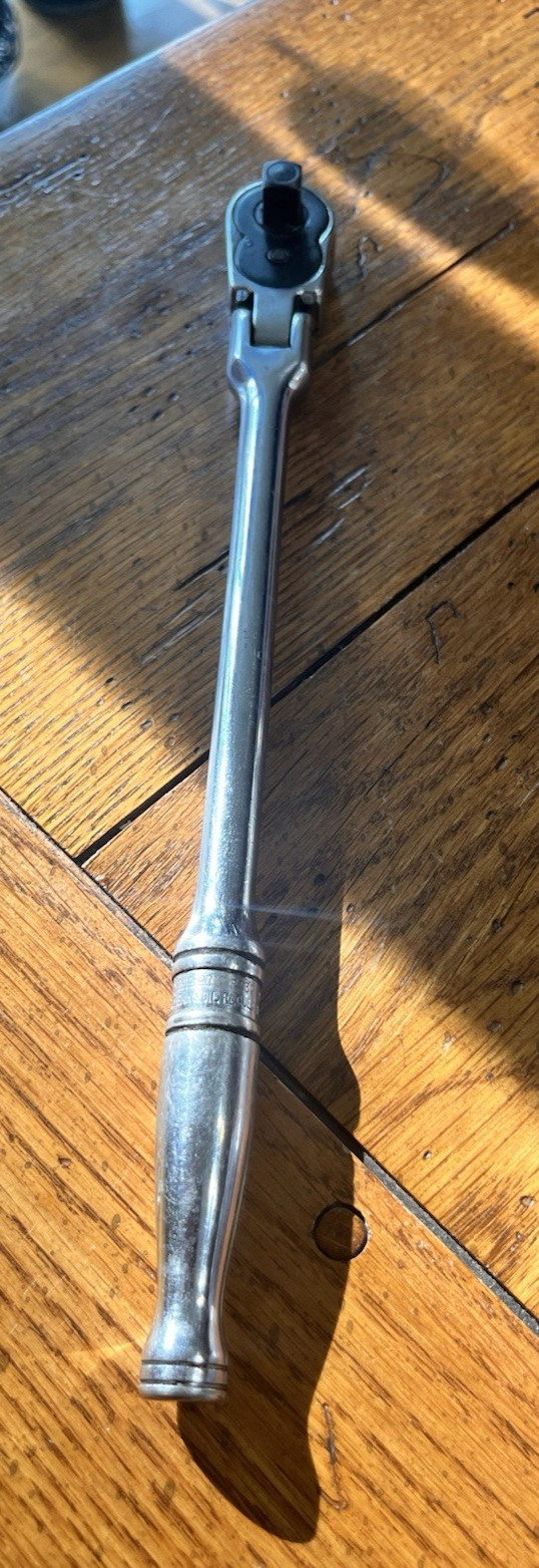SNAP ON TOOLS 3/8” F731 DRIVE FLEX HEAD/ SWIVEL HEAD RATCHET USA