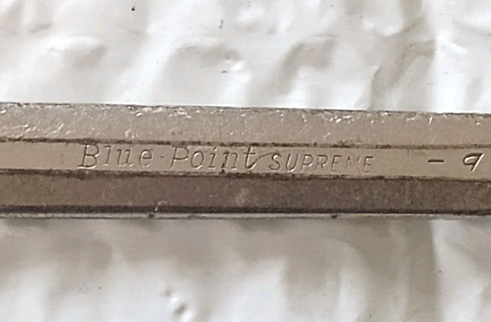 BLUE POINT SUPREME S1214, 3/8″ x 7/16″ DBL. OPEN-END WRENCH, 5.25″ LONG.