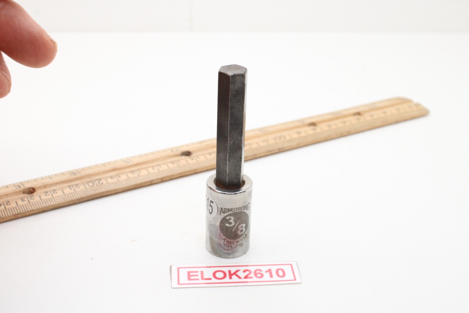 Armstrong 11-715 3/8″ 3/8″ Drive SAE Chrome Hex Driver Sockets USA