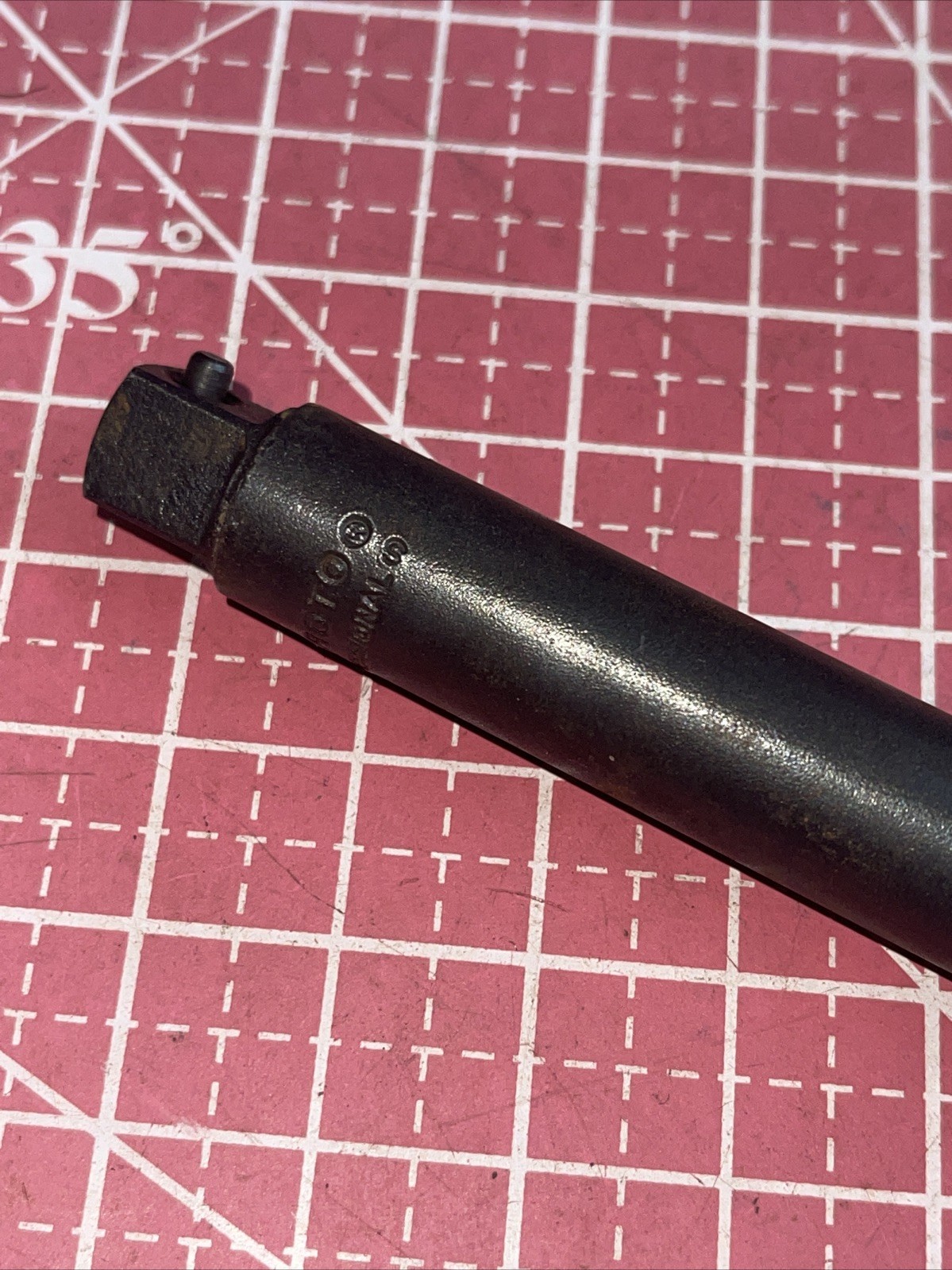 PROTO USA 7113 3/8 Drive Pin Lock Power Adapter Socket 7/16 Hex 5” Long Exten
