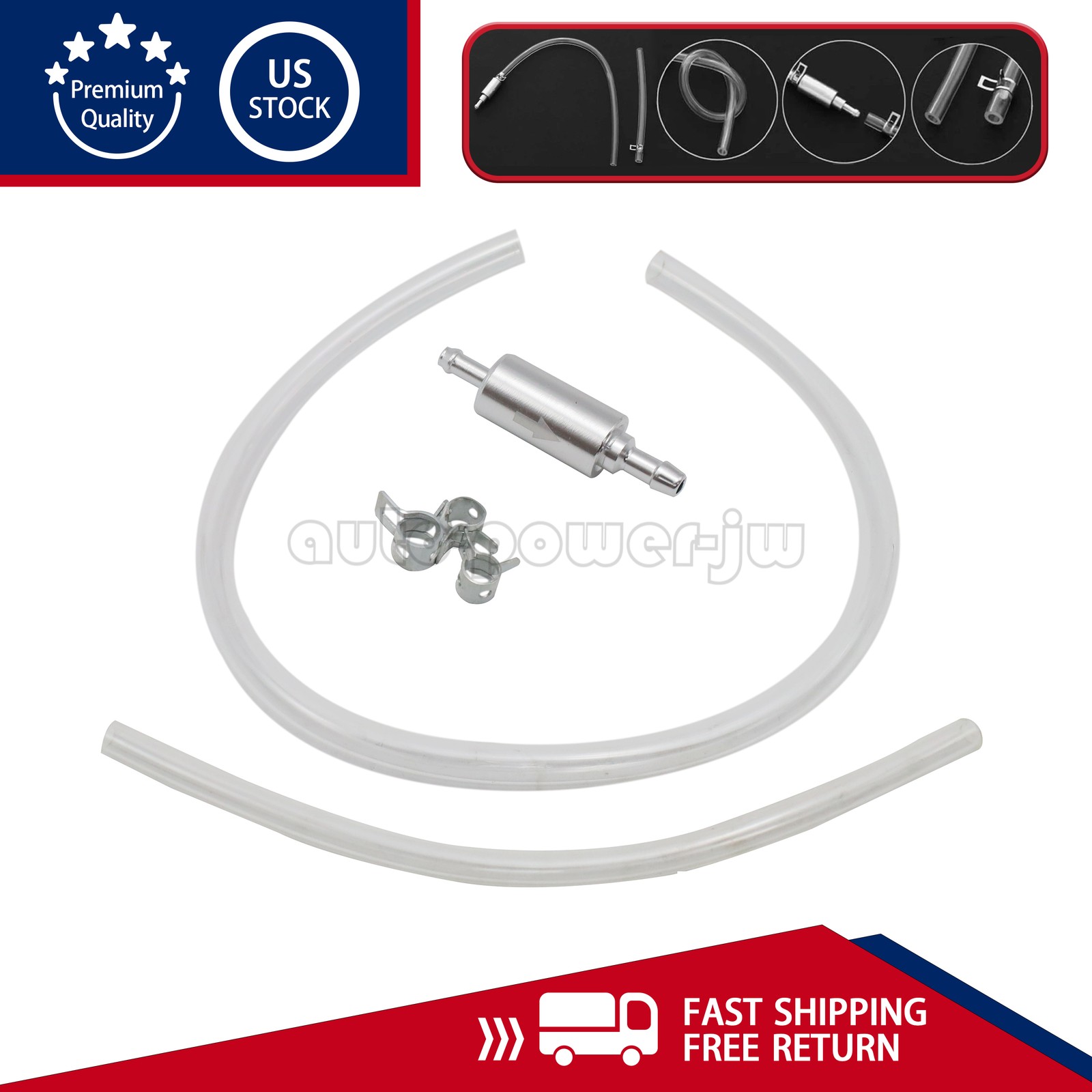 Clutch Brake Bleeding Tool Kit Bleeder Hose One Way Valve Tube Motorcycle Car