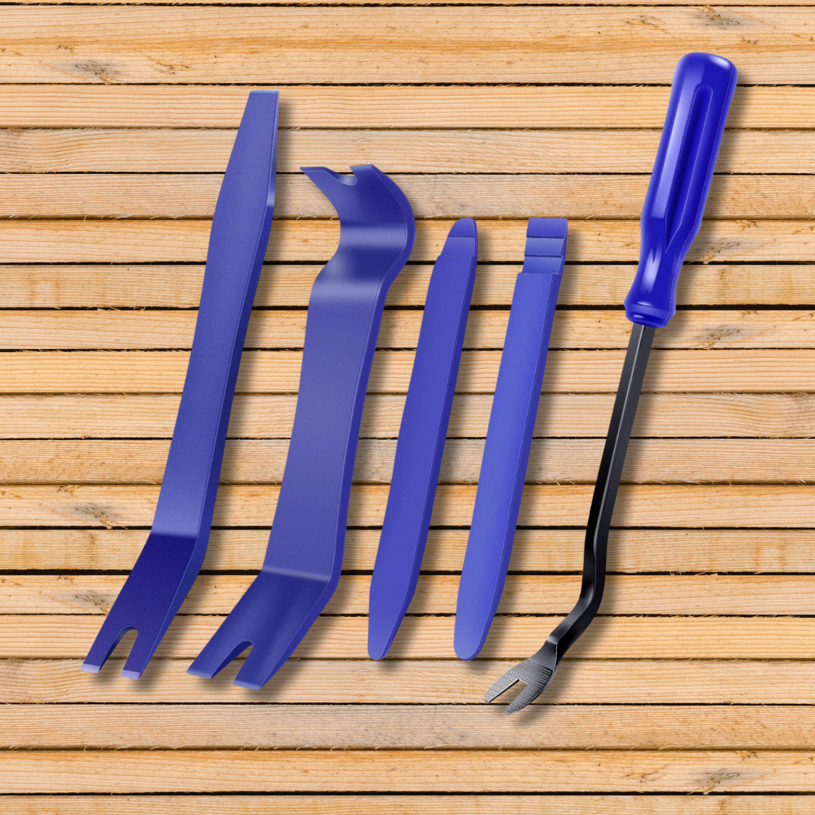 SoHang | 5pcs Auto Trim Removal Tool Set Clip Panel Fastener Pry Tools Car Door