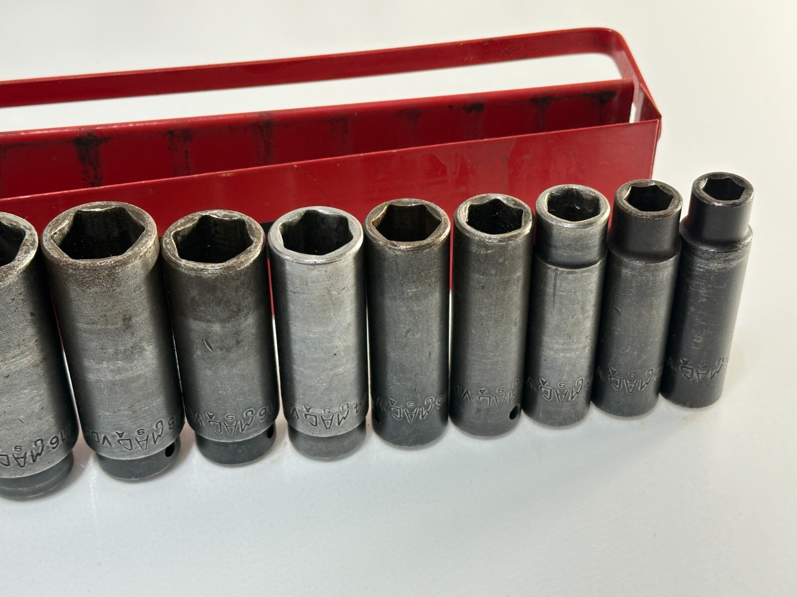 MAC Tools USA 13pc SAE Deep Impact Socket Set 1/2″ Drive 6 Point 7/16″ to 1-1/4″