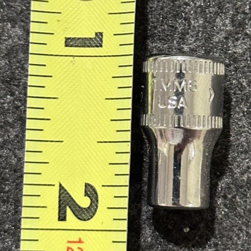 Snap-on 1/4″ Drive 6 pt. 6 mm Socket TMM6