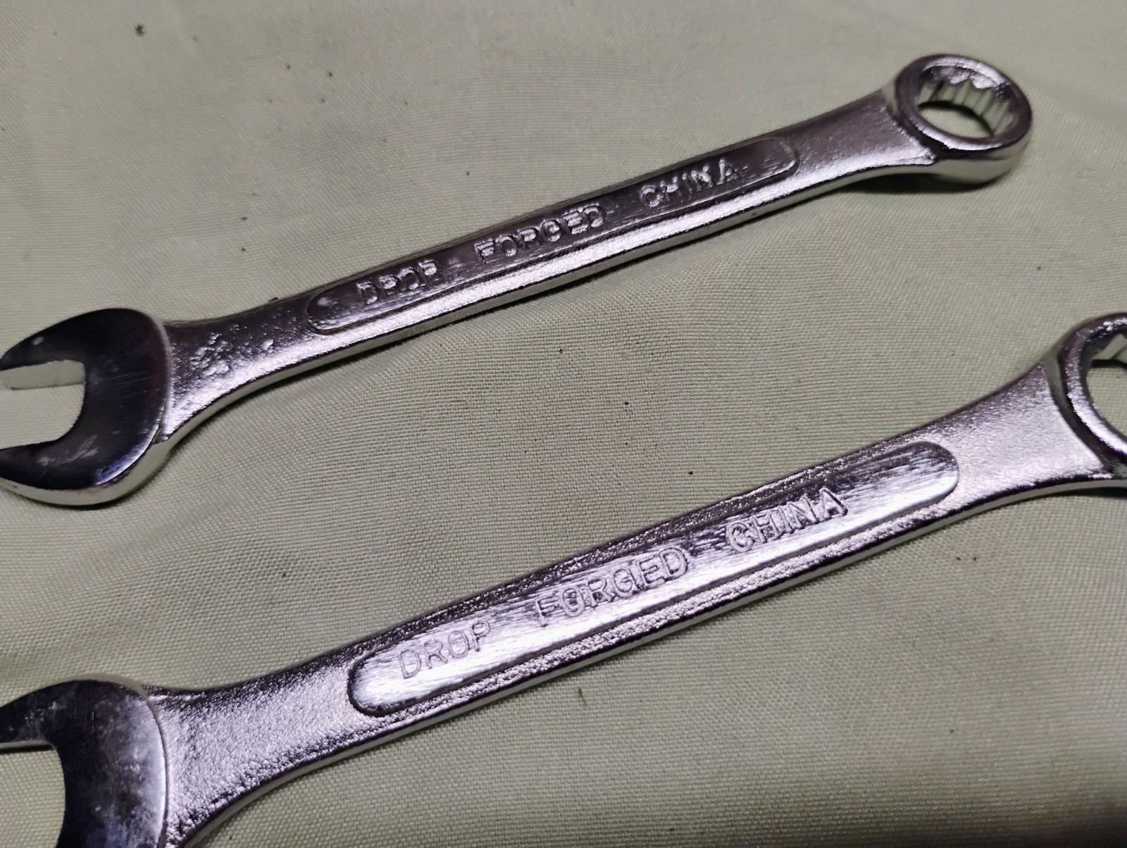 Two Durabuilt 12-Point Combination wrenches, 3/8 & 7/16″
