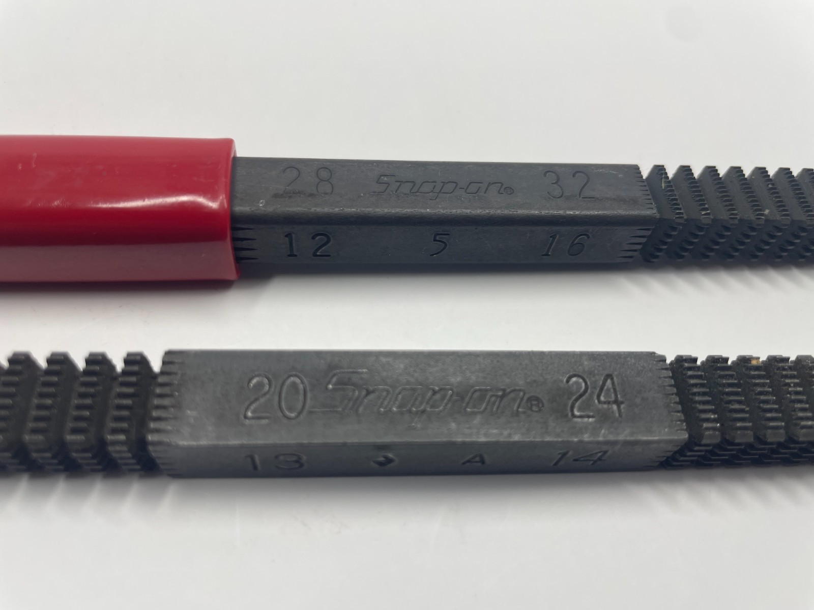 Snap-on Thread File Set 2 Pc #TF1127B & #TF1124B USA