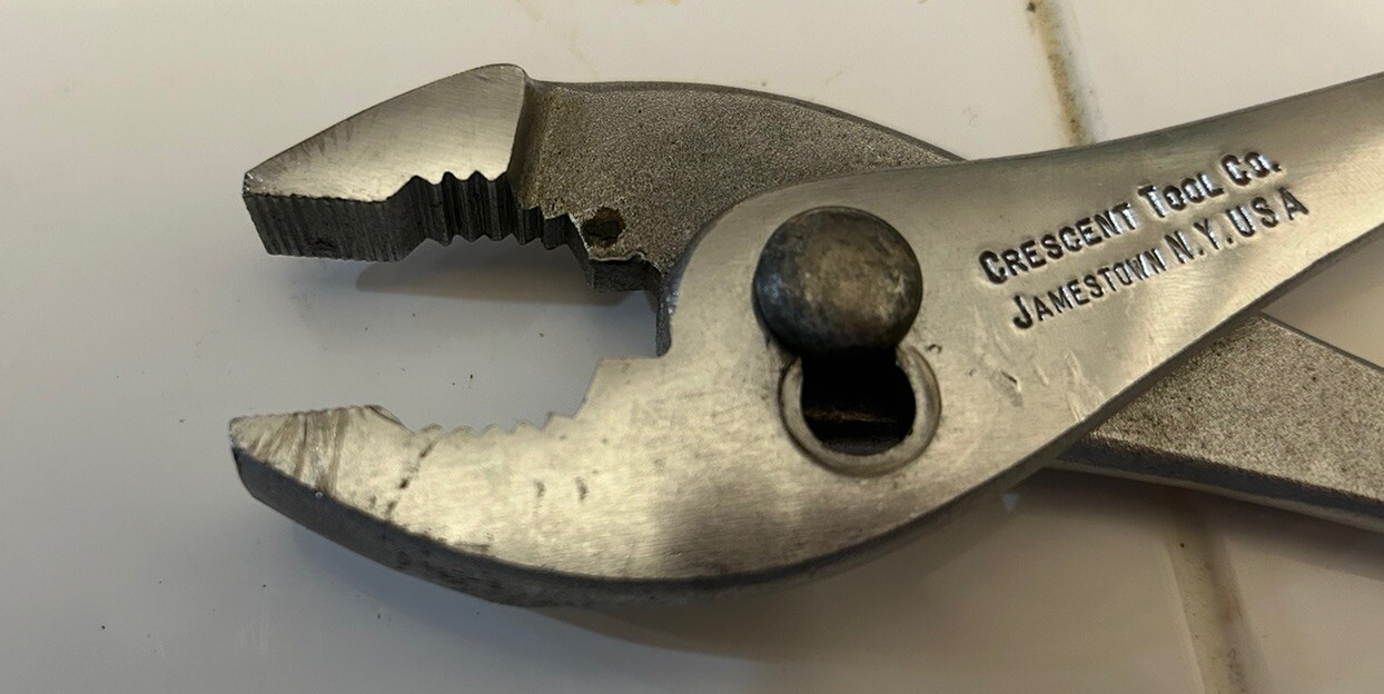 CRESCENT 8″ SLIP JOINT PLIERS USA- VINTAGE