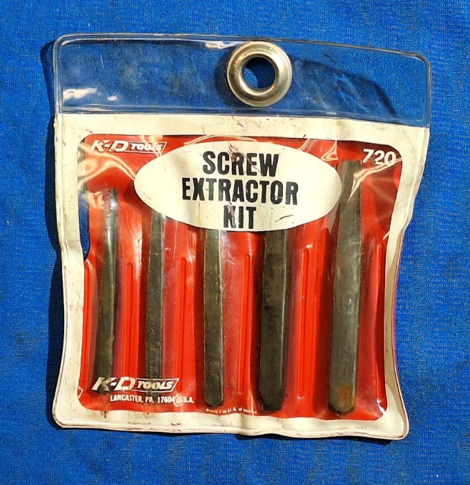 KD Tools 720 5 piece broken screw extractor set Complete USA Made