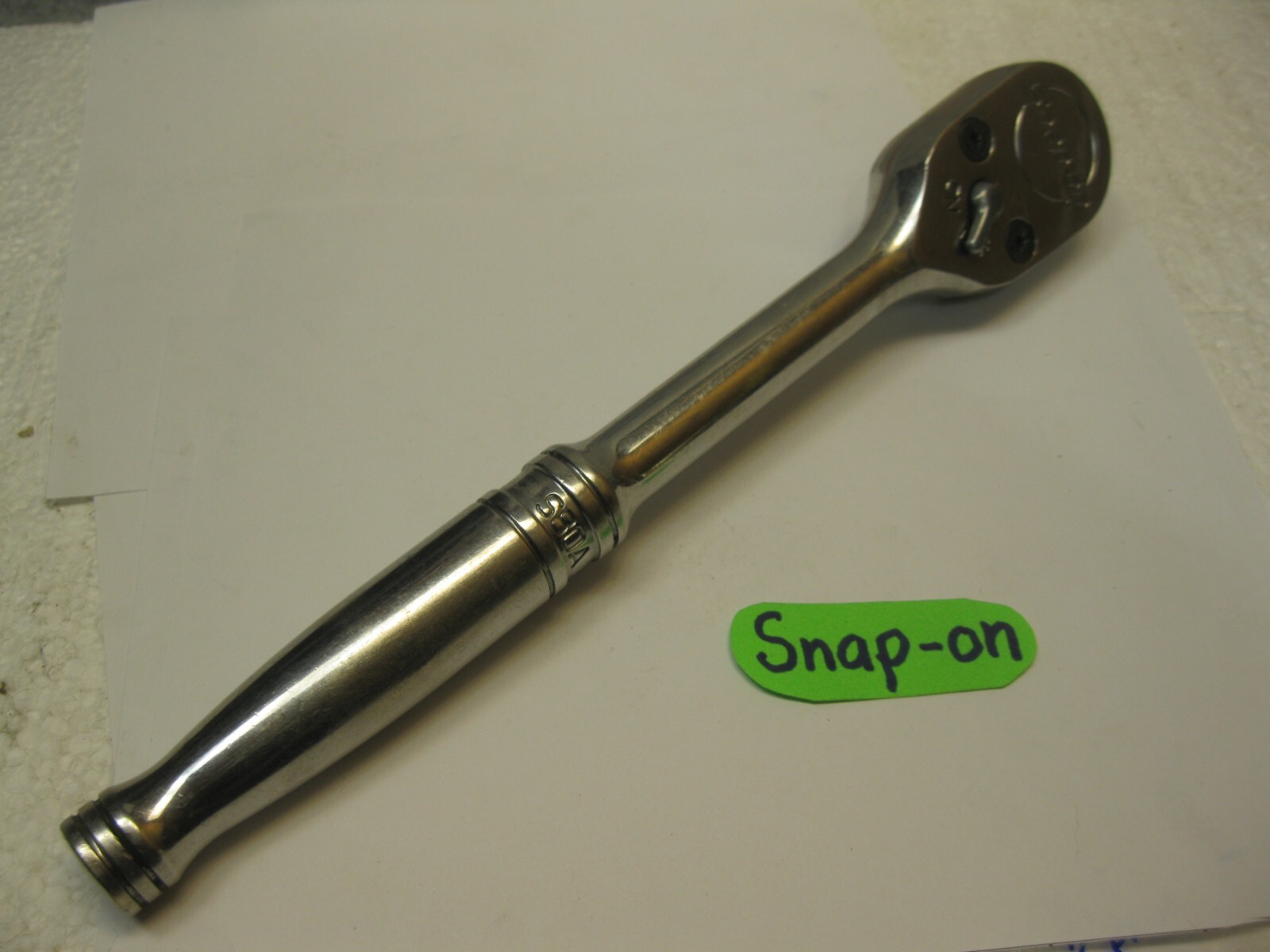 Snap-on tools 1/2″ drive Dual 80 Technology 10″ Handle Ratchet S80A USA Nice!