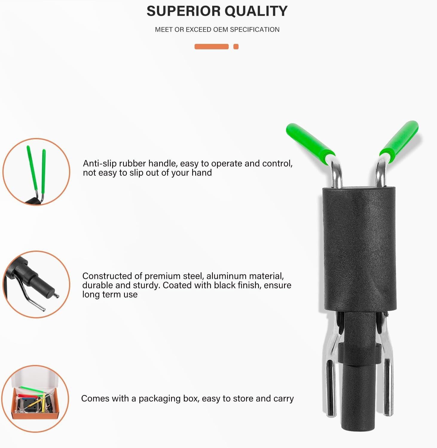 U-Cup Seal Installation Tool Set for Hydraulic Cylinders 20mm-165mm w/Seal Pick