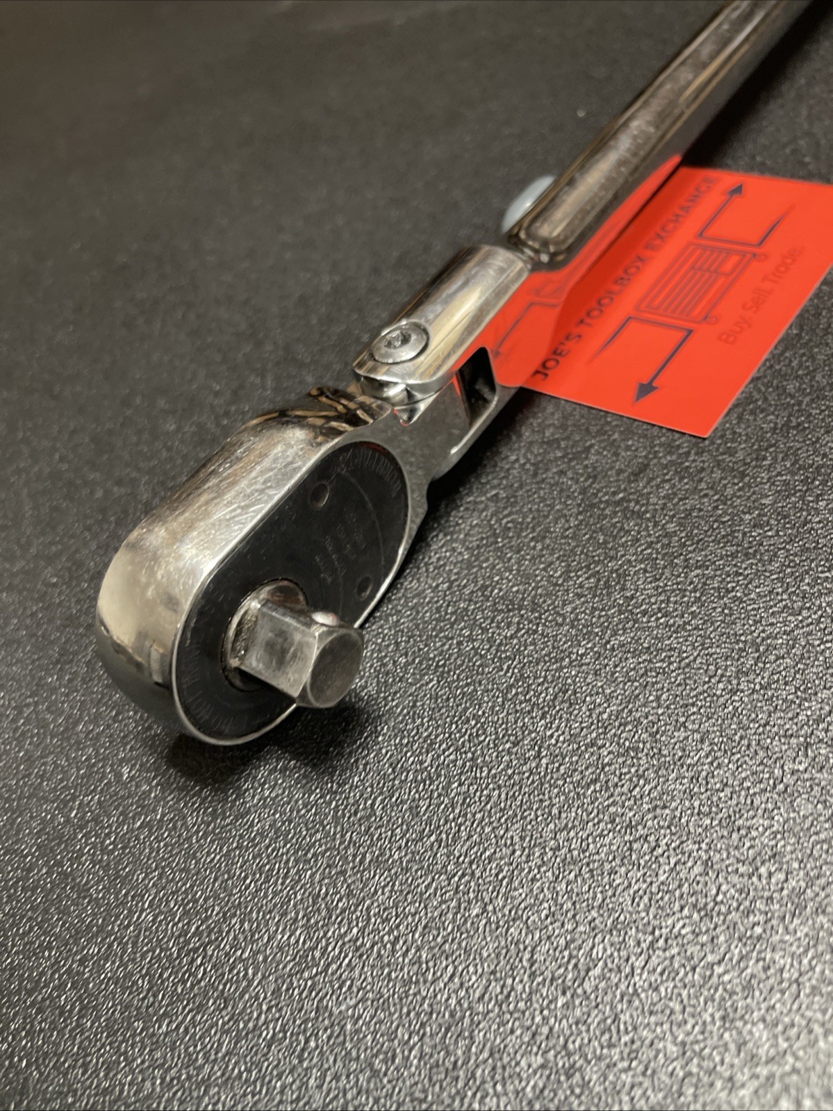 Snap On Tools used SHX80B 1/2″ Drive Soft Grip Handle Locking Flex Head