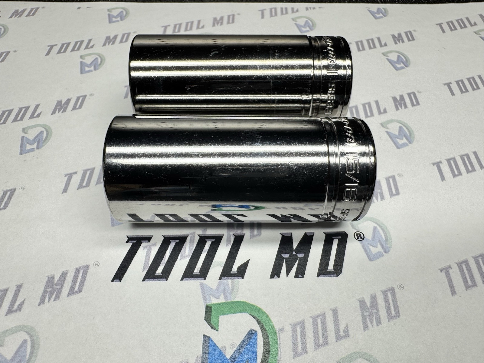 Snap-on Tools USA NEW 3/8″ Drive 15/16″ & 1″ SAE DEEP Add On Socket Lot Set SFS