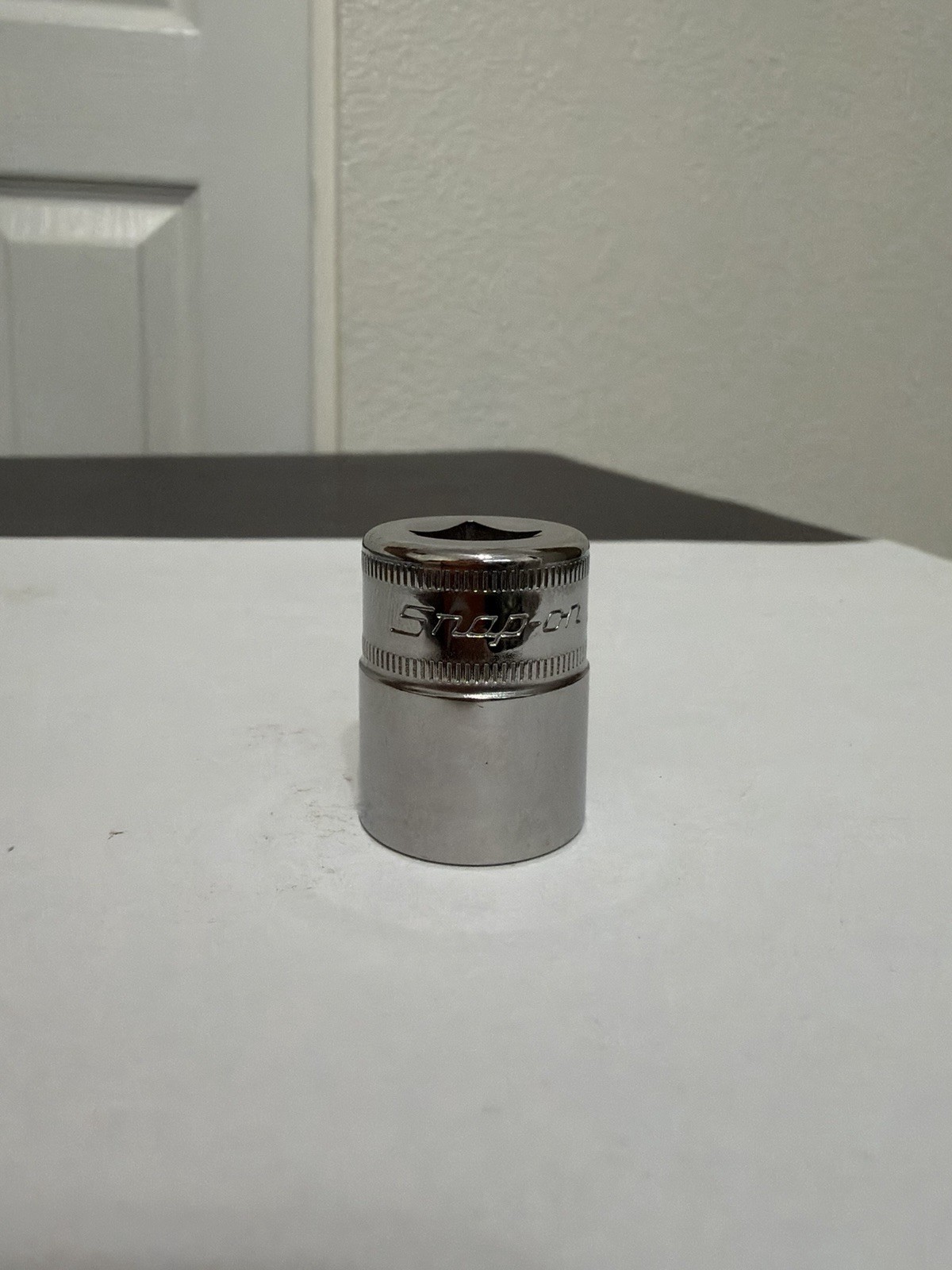 SNAP-ON FM17 3/8 Drive 12 Point Chrome Shallow 17mm Metric Socket