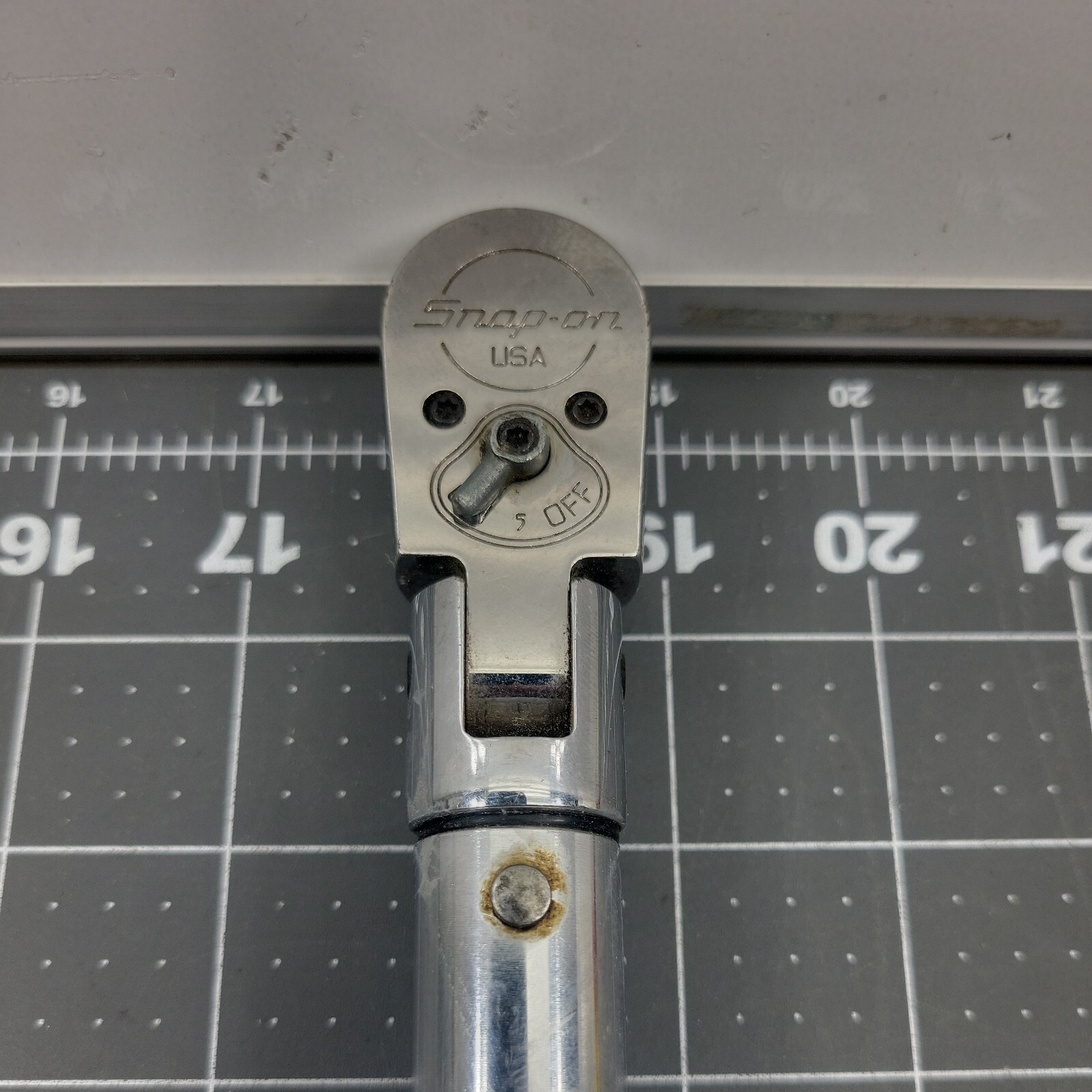 SNAP-ON 3/8″ DRIVE QTFR2100 «FLEX» TORQUE WRENCH! 20-100 Ft Lb