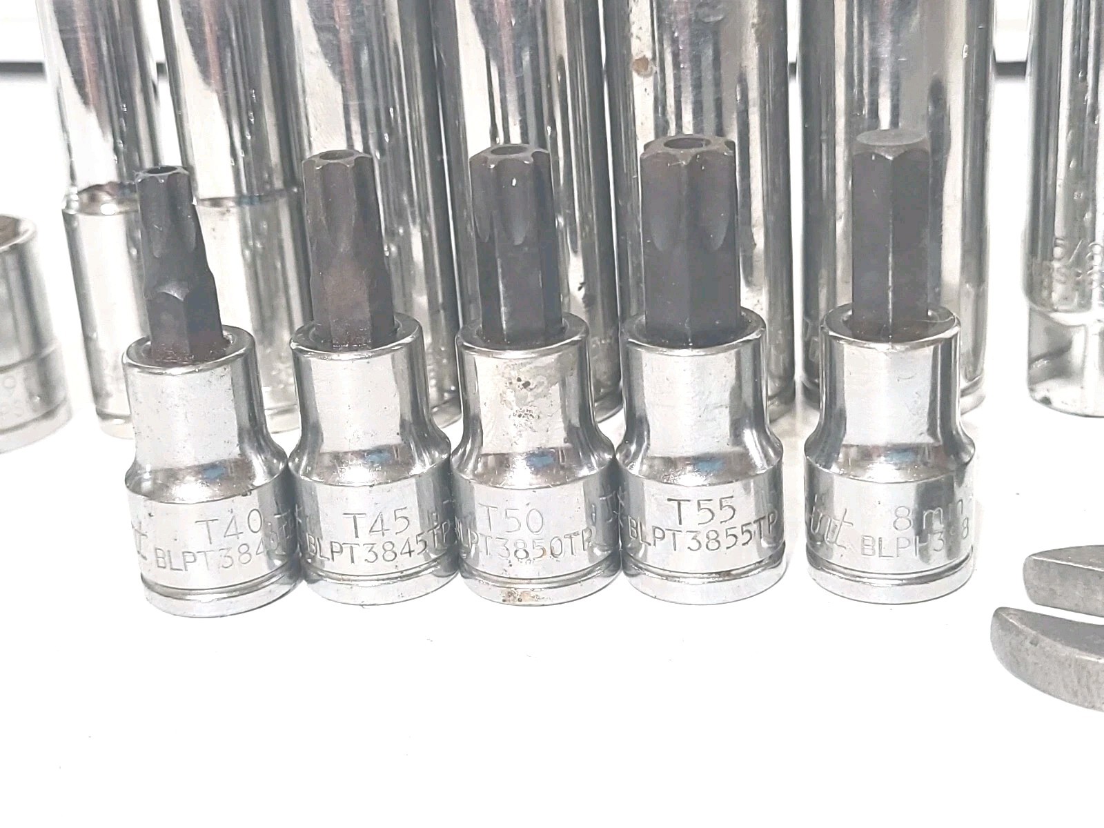 BLUE POINT by SNAP ON 25 Piece 3/8″ Dr Socket Sets Wrench USA MADE TOOLS