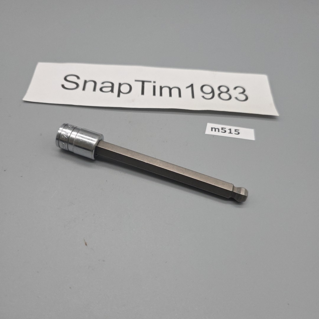 Snap-On Tools 3/8″ Drive SAE 3/8″ Long Ball Hex Socket Driver FABL12 USA