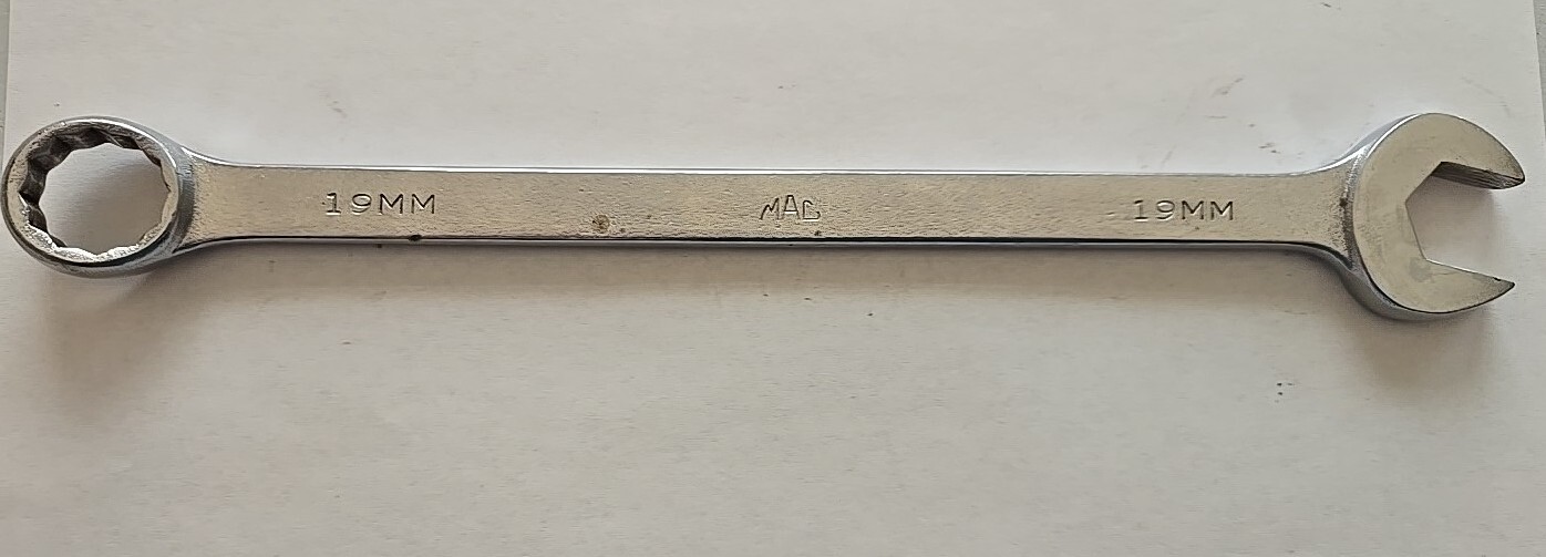 Mac Tools 19MM 12PT Chrome Combination Wrench M19CL