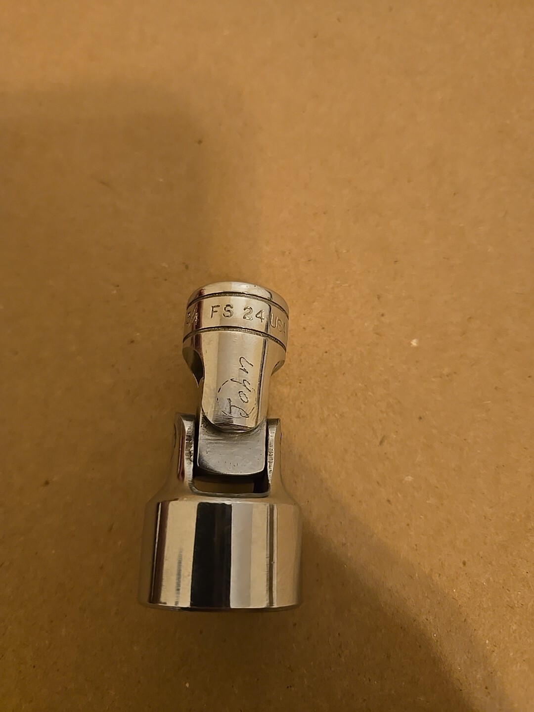 Snap On 3/8″ Drive 3/4″ 6PT SAE Chrome Universal Swivel Socket FS24