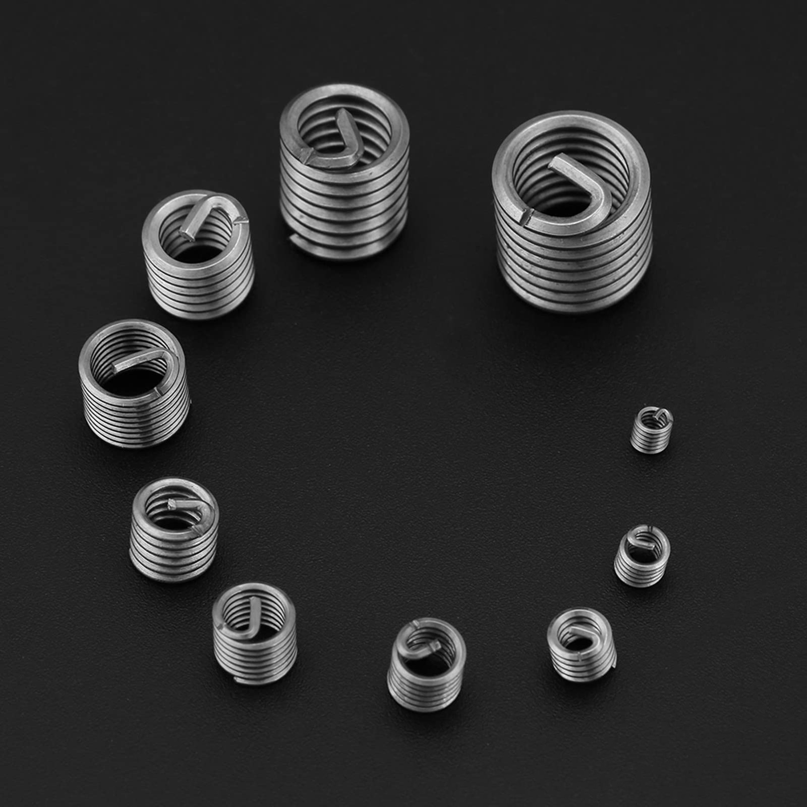 Wire Screw Sleeve Repair Inserts Heli Coils SAE 3/8 Coarse 60 PCS 304 Stainless