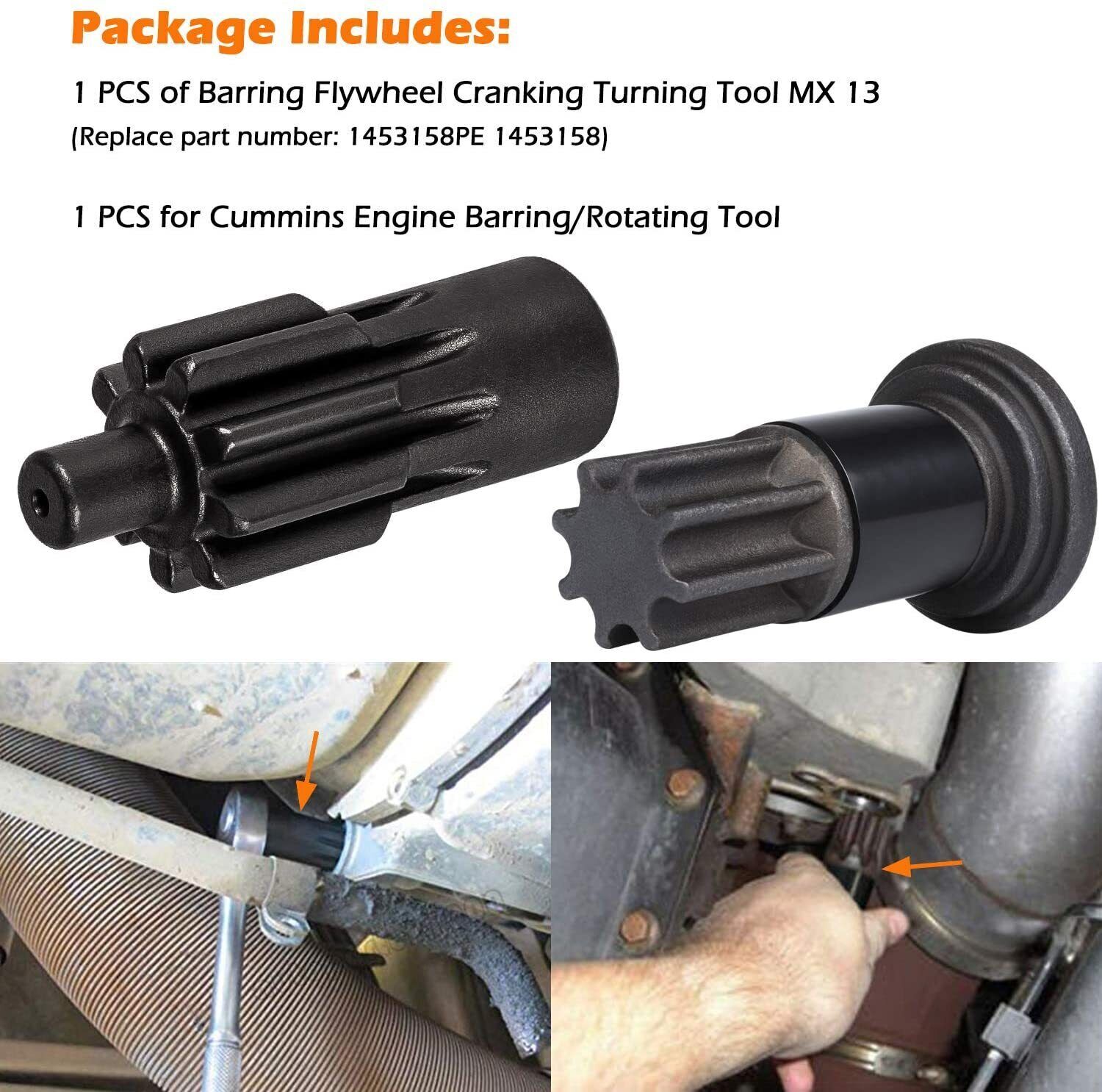 Engine Barring Tool for Paccar MX 13 & Engine Barring/Rotating Tool for Cummins