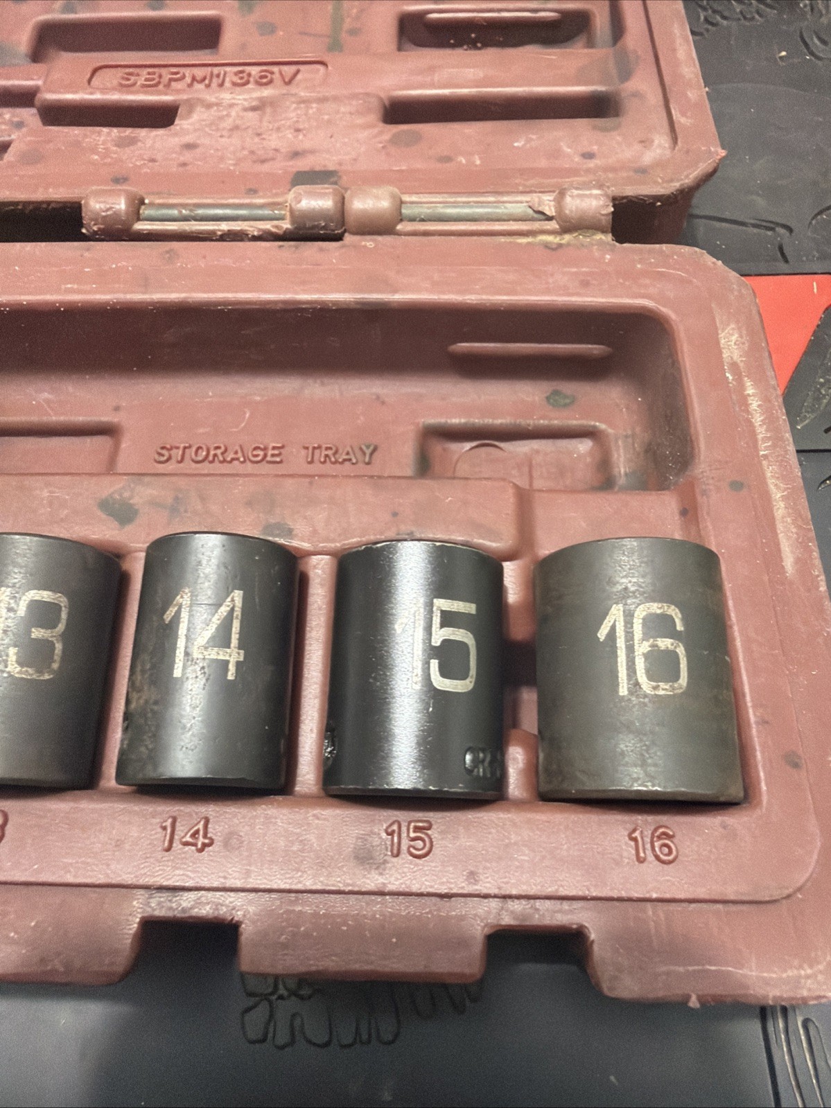 Matco Tools Adv SBPM136V 7-19mm 3/8″ Drive Shallow 6-Point Impact Socket Set