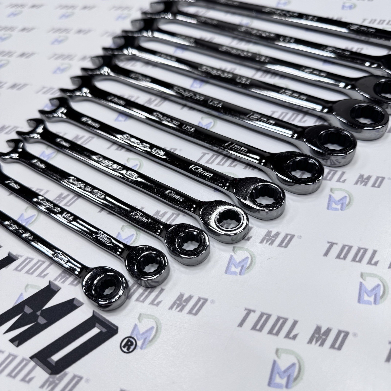 Snap-on Tools NEW 17pc 0° Offset Non-Reverse Ratchet Wrench Foam Set SOXRM01FBA