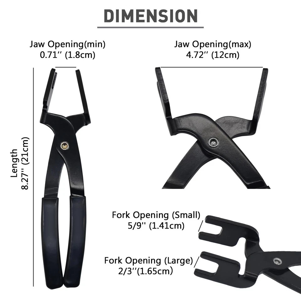 WISPAUSU Fuel and AC Line Disconnect Plier, 37300 Fuel Line Connector Removal…