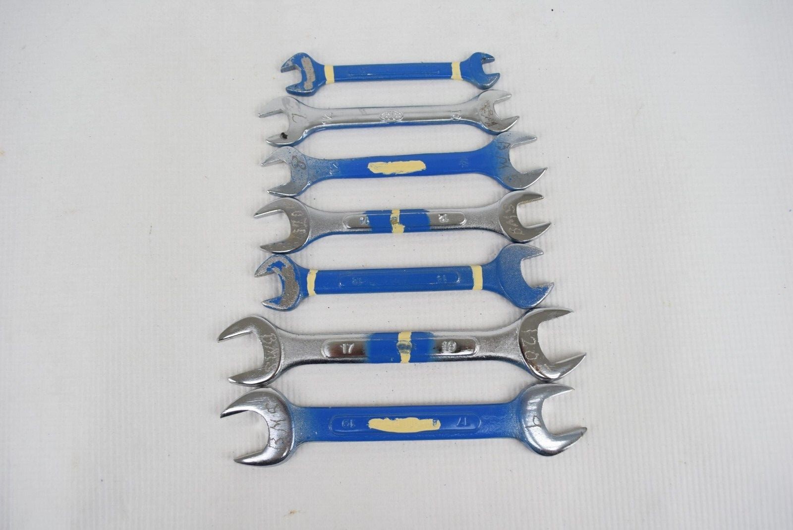 Chrome Vanadium Wrench Set Drop Forged Steel Lot of 7