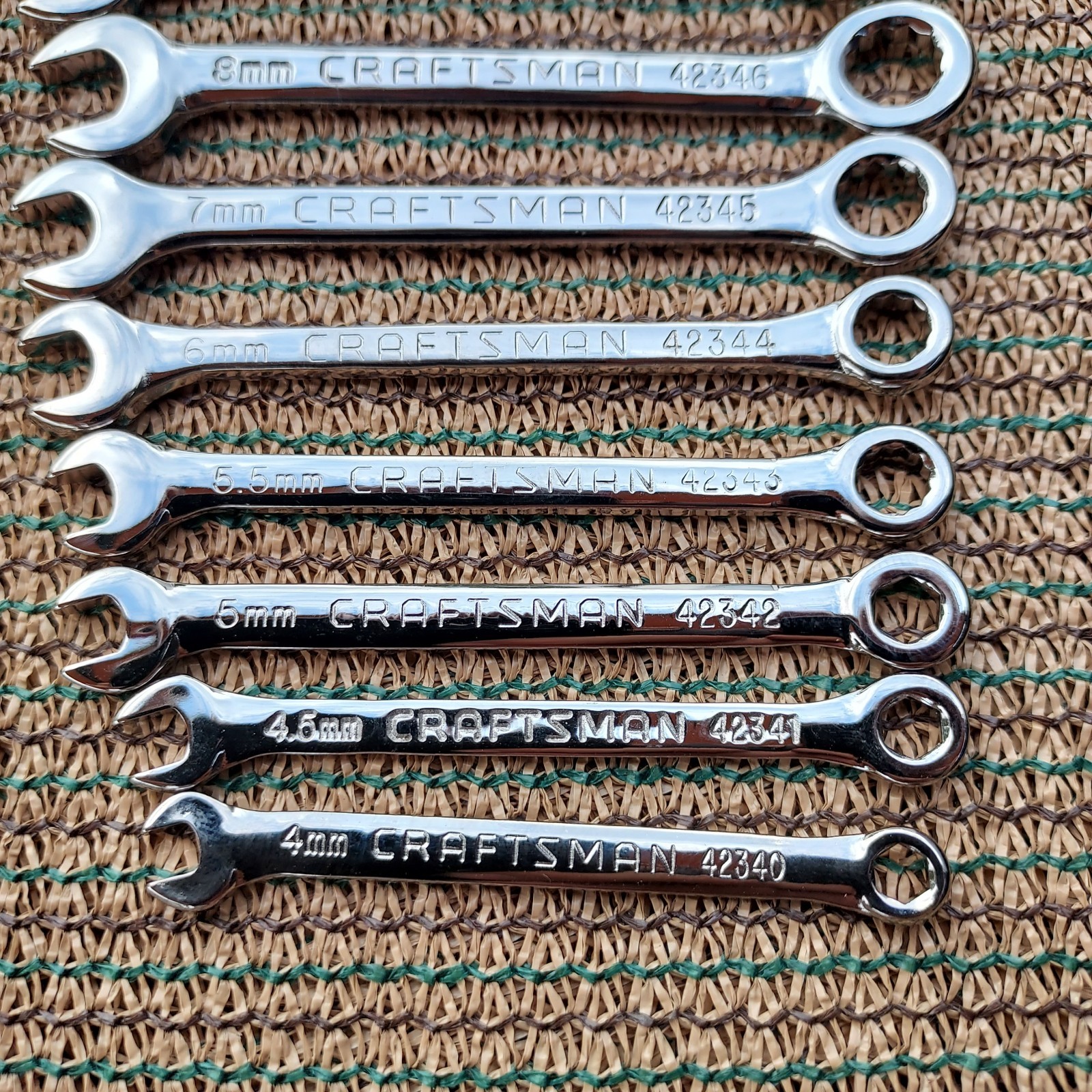 Craftsman Usa Ignition Wrench Sets 36pcs Metric & SAE Combination & Open/Angled