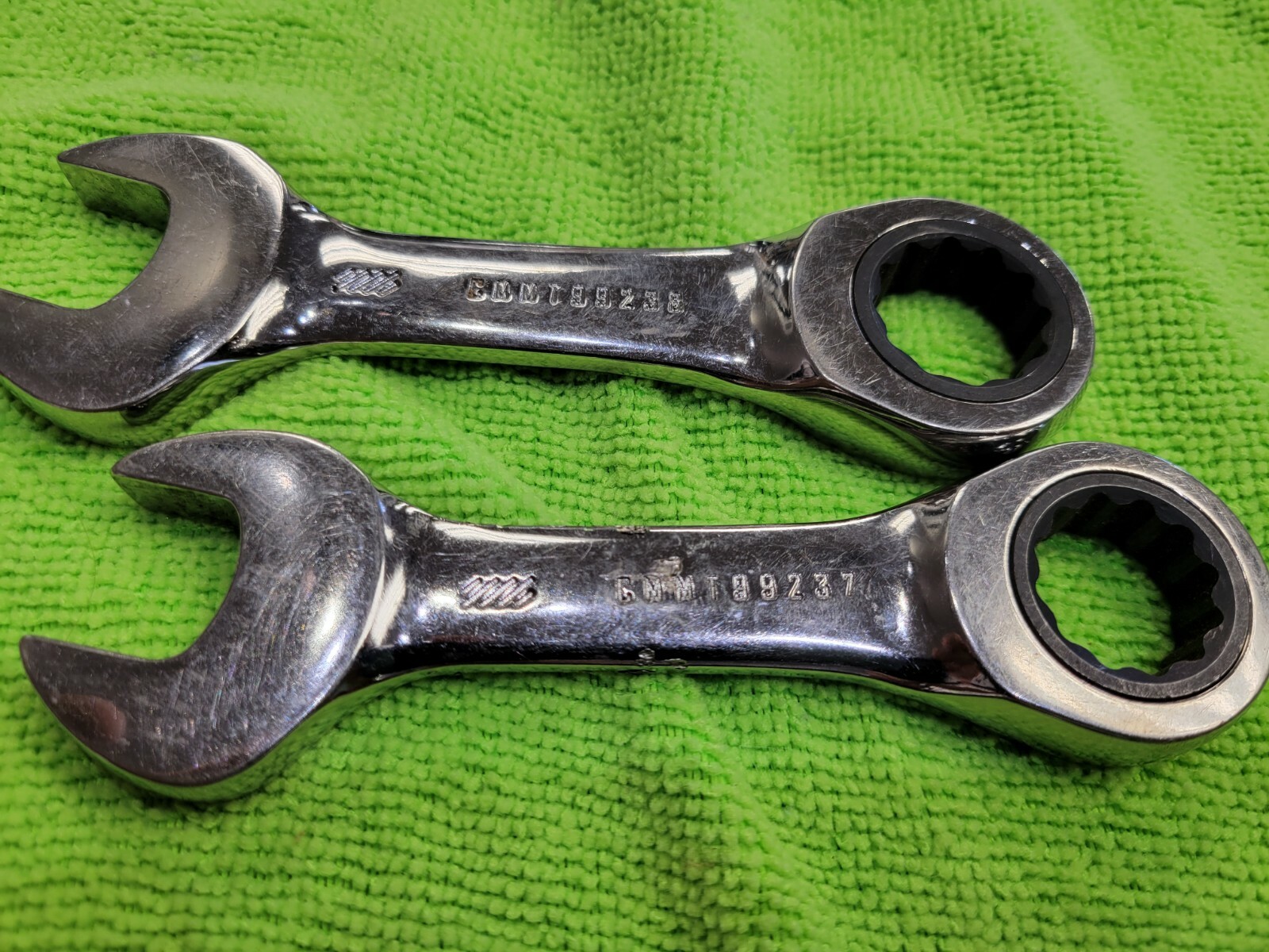 Craftsman 10mm 11mm 15mm 17mm 18mm Stubby Ratchet Wrench Cmmt set of five