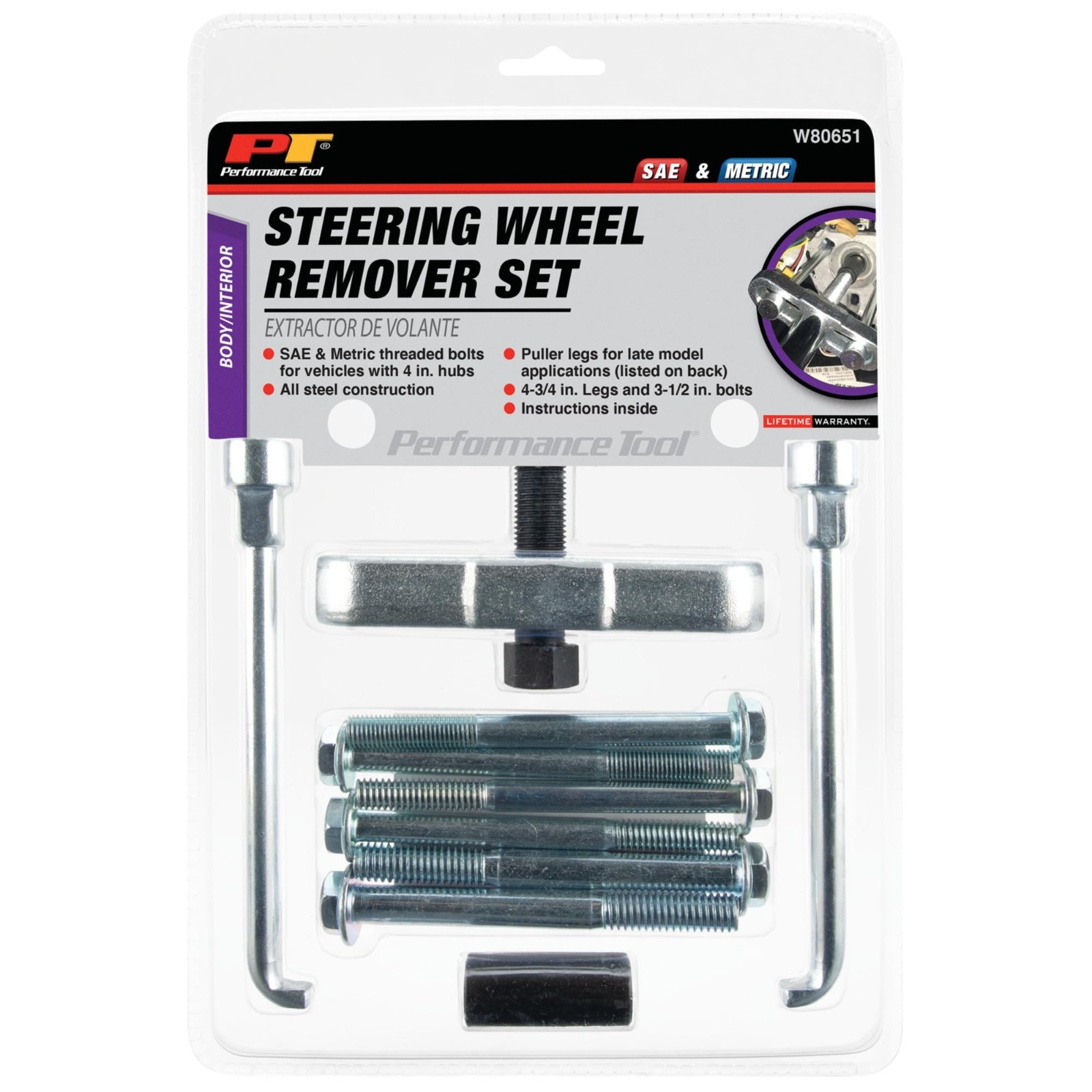 Steering Wheel Puller Set – Universal Tool for Easy Removal & Installation