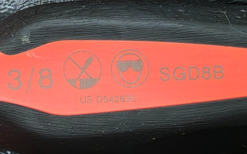 SNAP ON TOOLS USA SGDX120B 12pc ORANGE Soft Grip Combo Screwdriver Set Missing 2