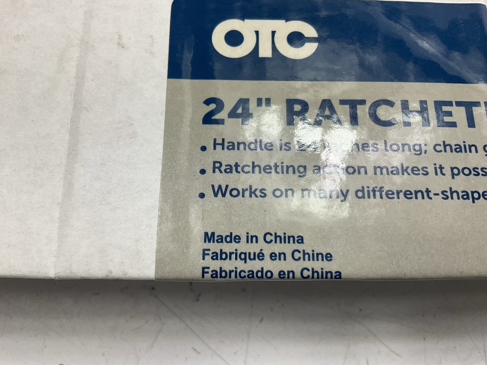 OTC 6969 24-inch Ratcheting Chain Wrench 3″ To 6-1/2″ In Outer Diam