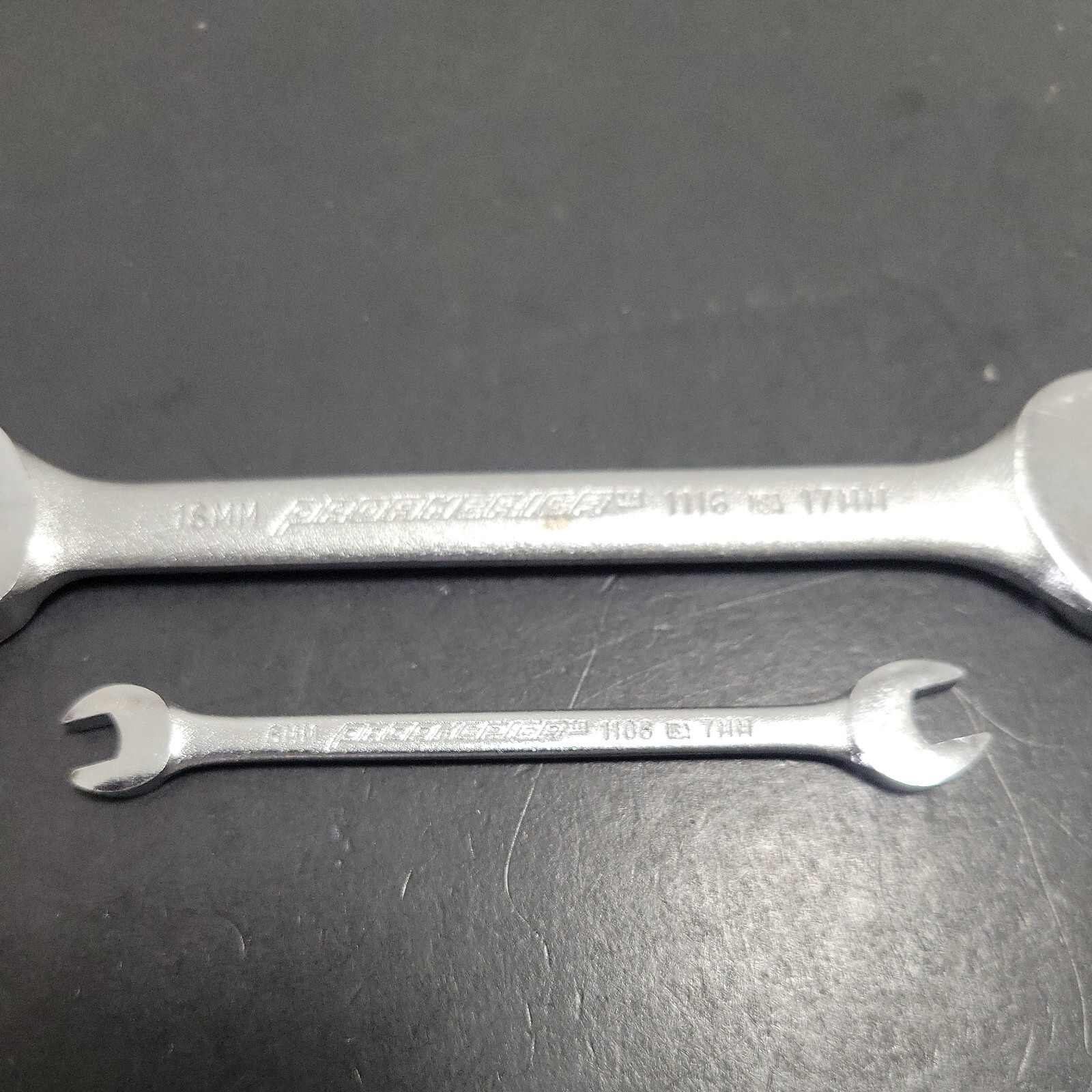 Pro America 16mm x 17mm 6mm x 7mm Open End Wrench Metric 1116 1106 USA
