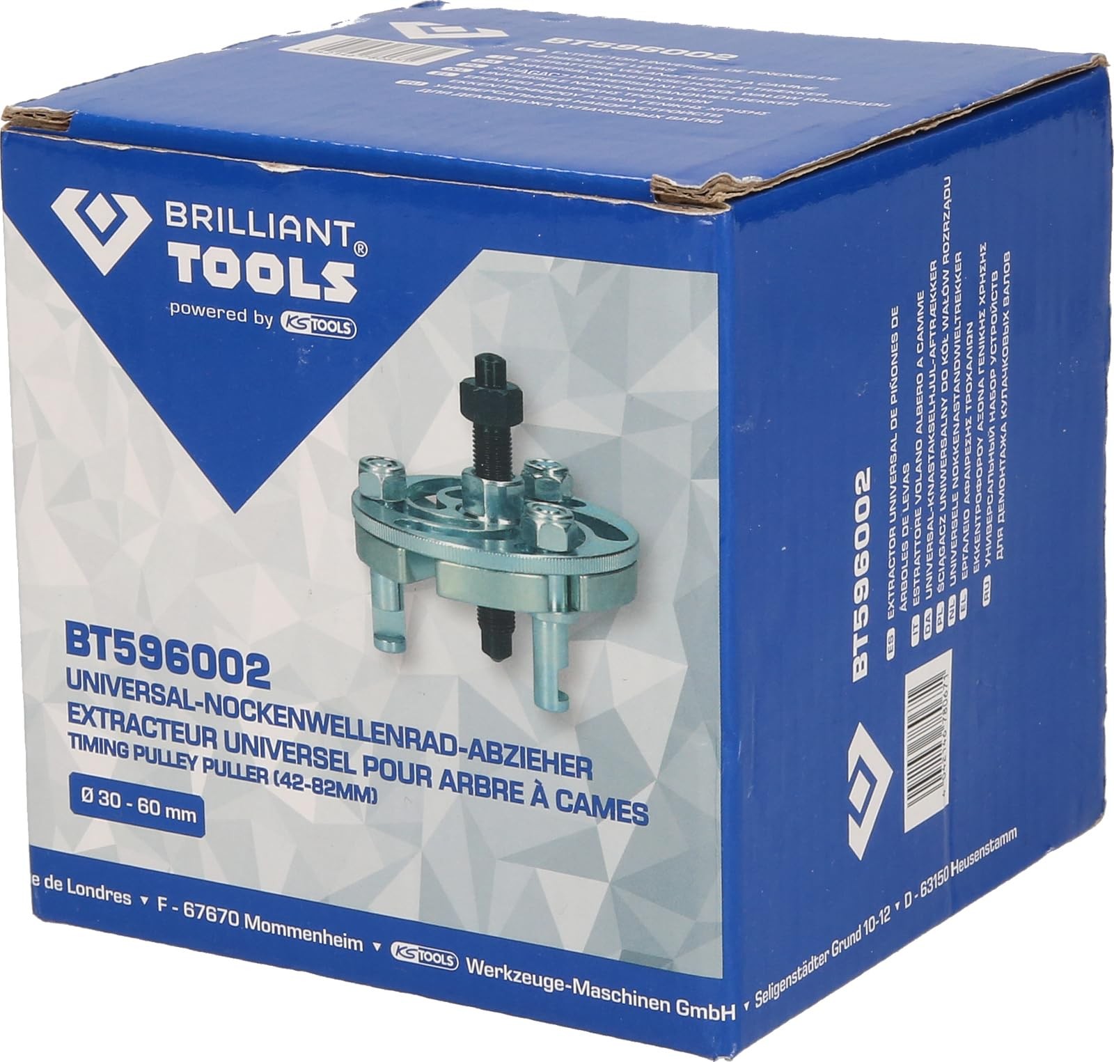 BT596002 Universal Camshaft Gear Puller Powered by KS TOOLS, 3Arm, 19mm, Sch…