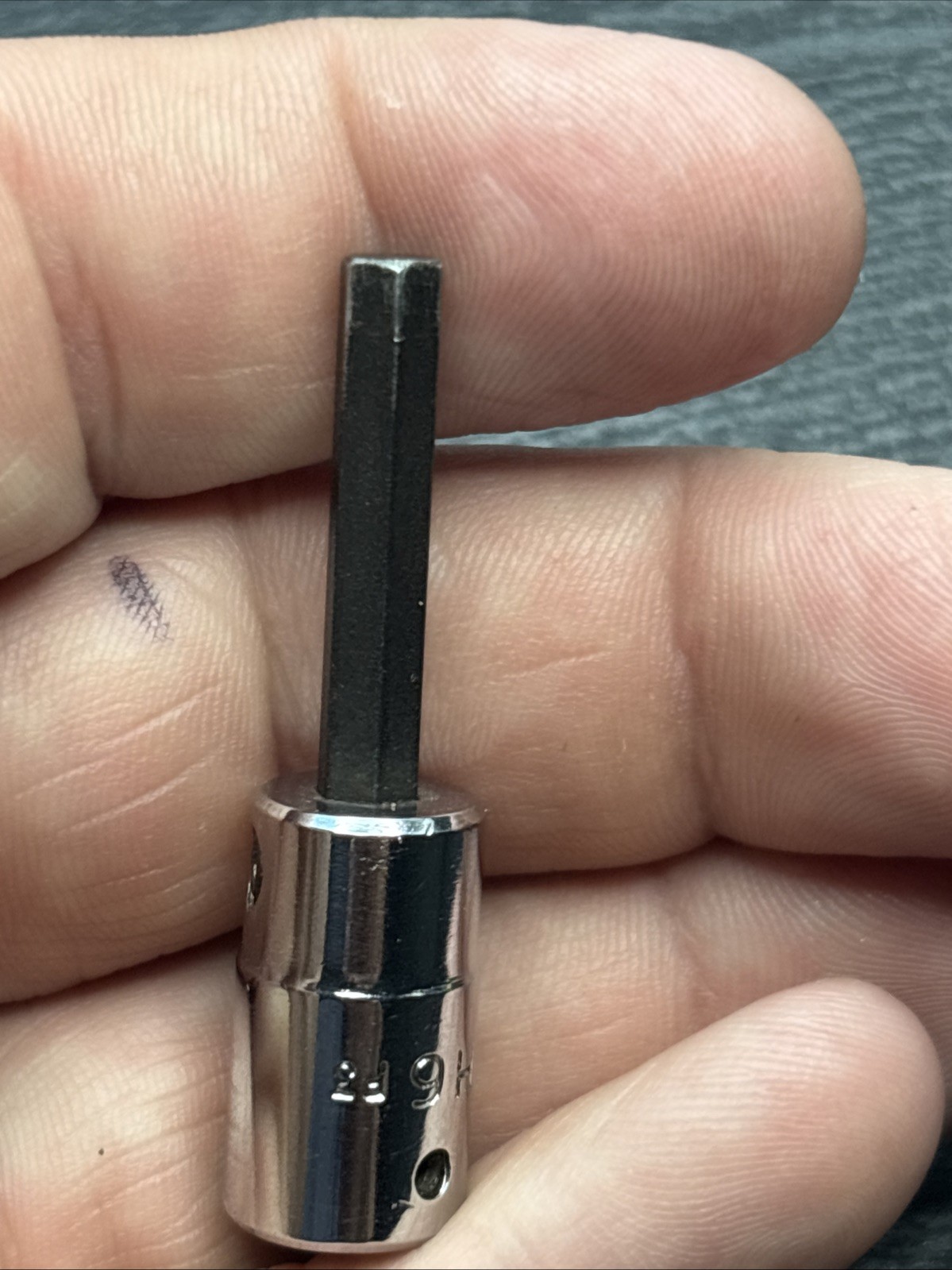 USED, MAC TOOLS » 3/16IN. » 1/4 IN. DR. HEX SOCKET, PART #MH6 , USA