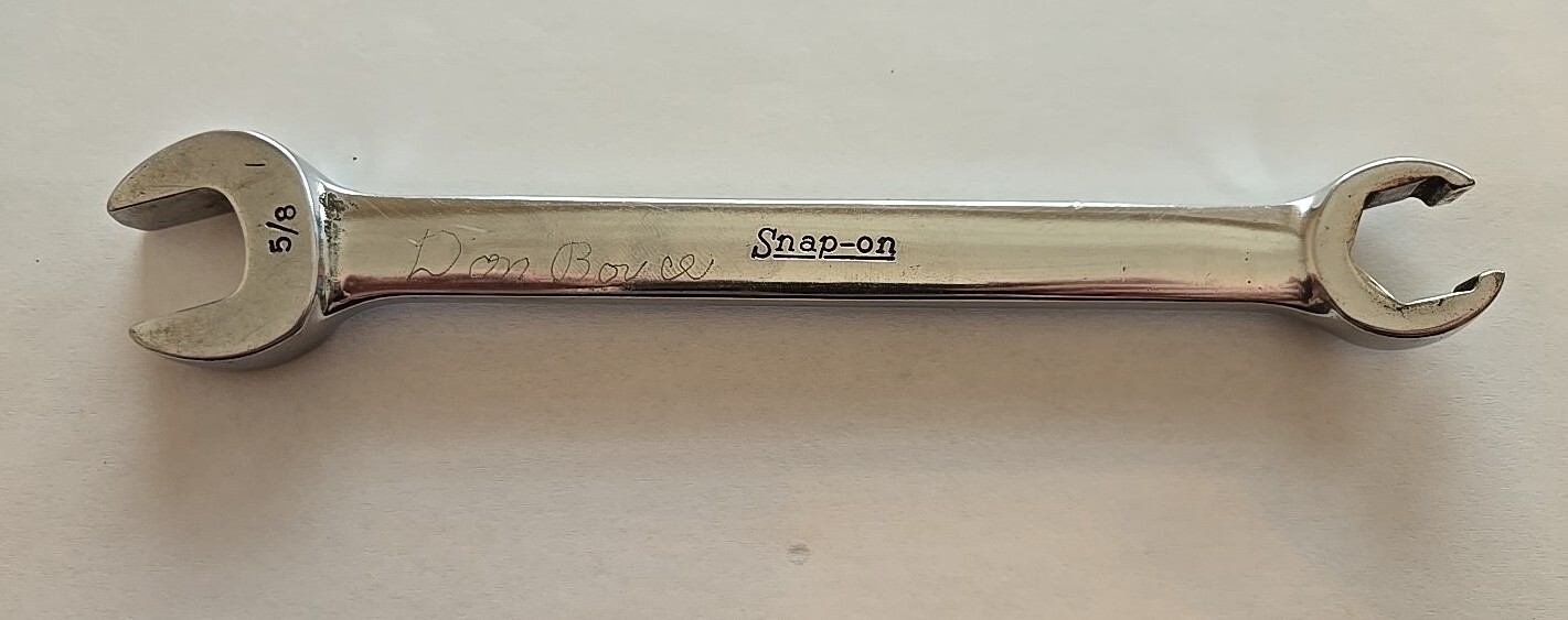 Snap On 5/8″ Chrome Open/Flare Nut End Wrench RXS20