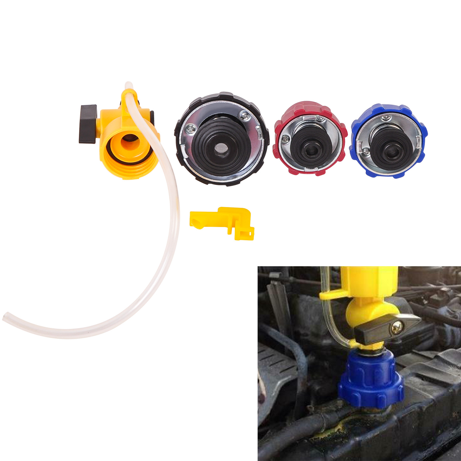 Cooling Systerm Funnel Cooling Anti-Freeze Radiator Filler Filling Tool Set