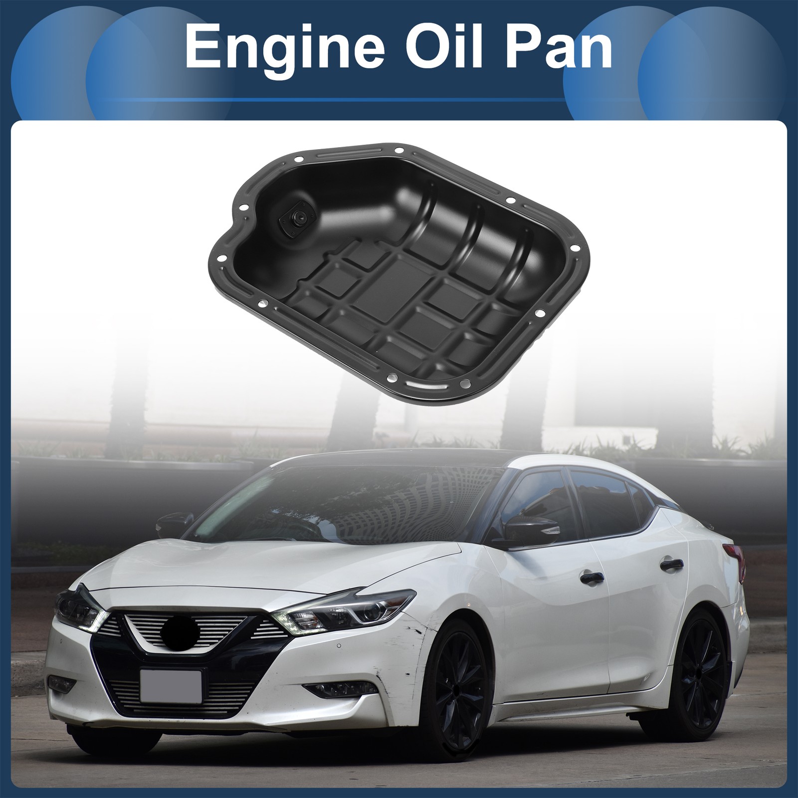 1pc No.111102Y000 Engine Oil Cup for Nissan Maxima 2000-2009 Black Iron