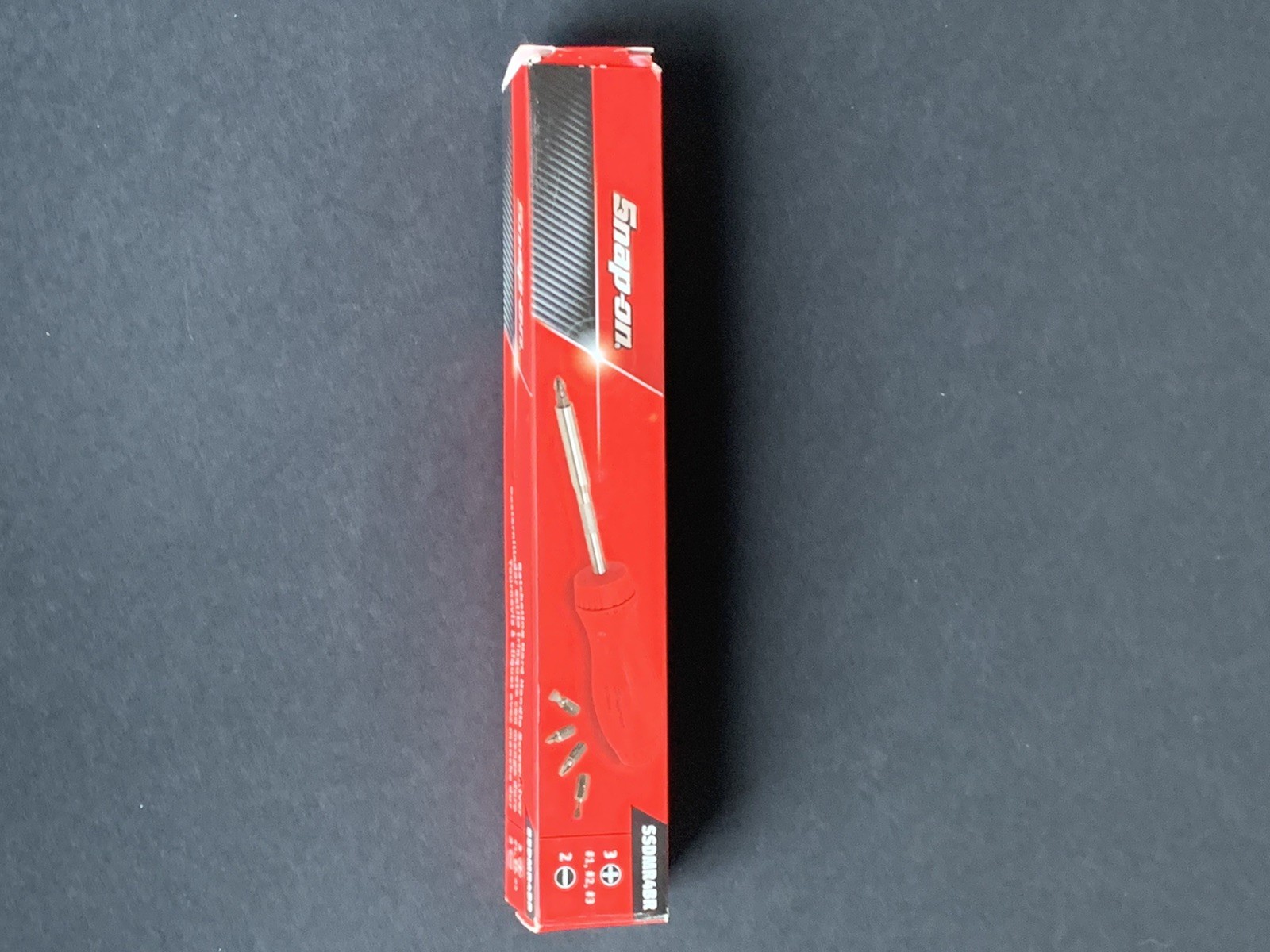 Snap-on Tools USA NEW RED Hard Handle Ratcheting Screwdriver SSDMR4BR