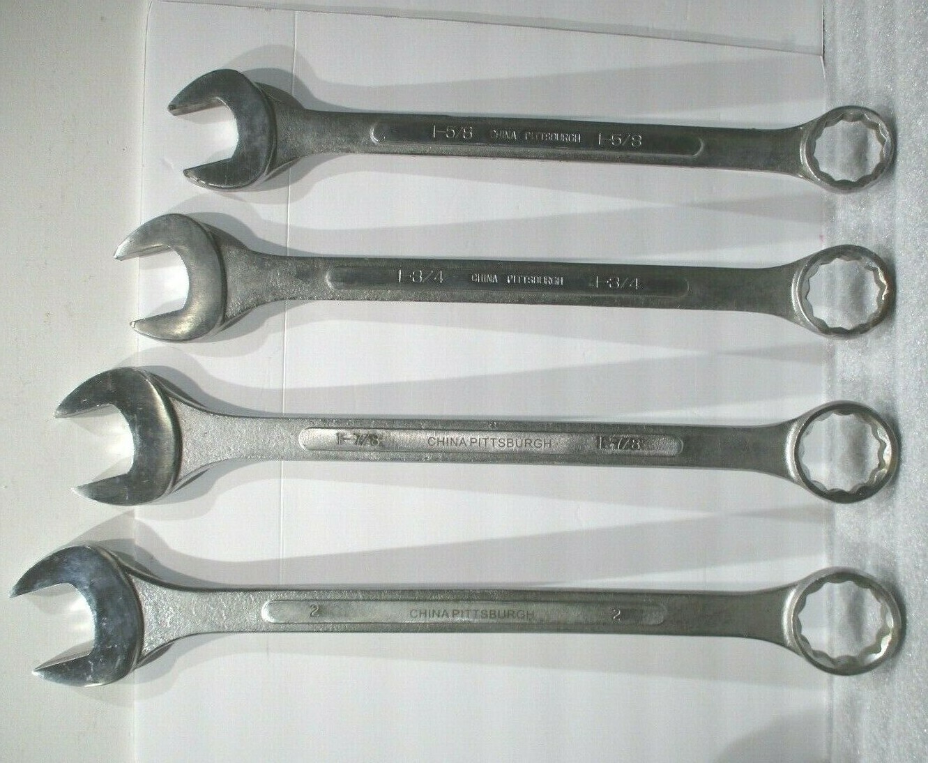 4Pc Large Wrenches 1-5/8″, 1-3/4″, 1-7/8″, 2″ China Pittsburgh