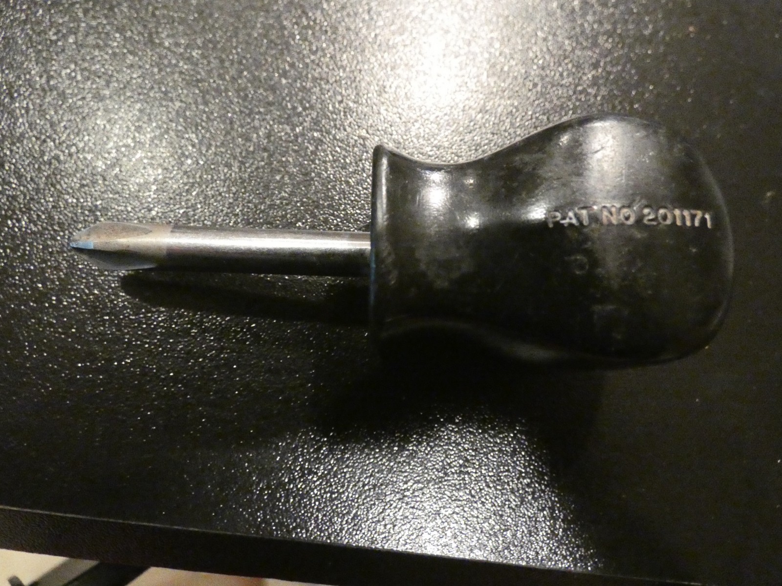Snap-On Tools SSD1 Flat +SSDP22 Phillip Head Stubby Hard Black Screwdrivers