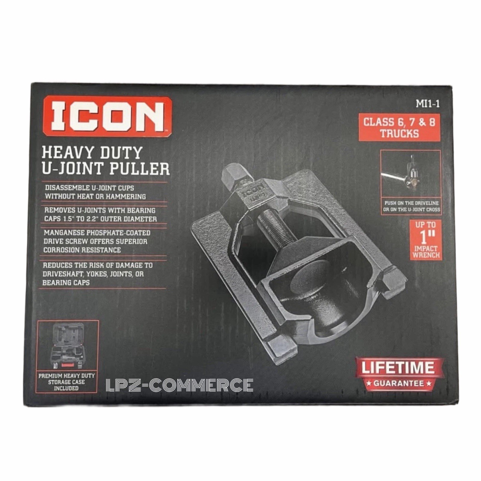 Icon Heavy Duty U-Joint Puller Commercial Vehicles Ml1-1 58800 Brand New