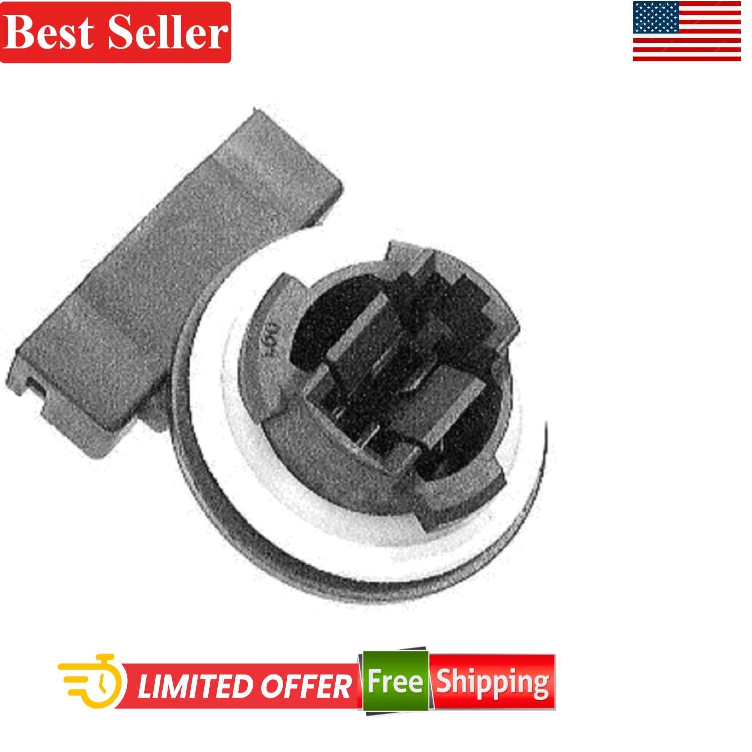 Auto Part Socket 1 Count 2x2x4 Inches Machined Made in China
