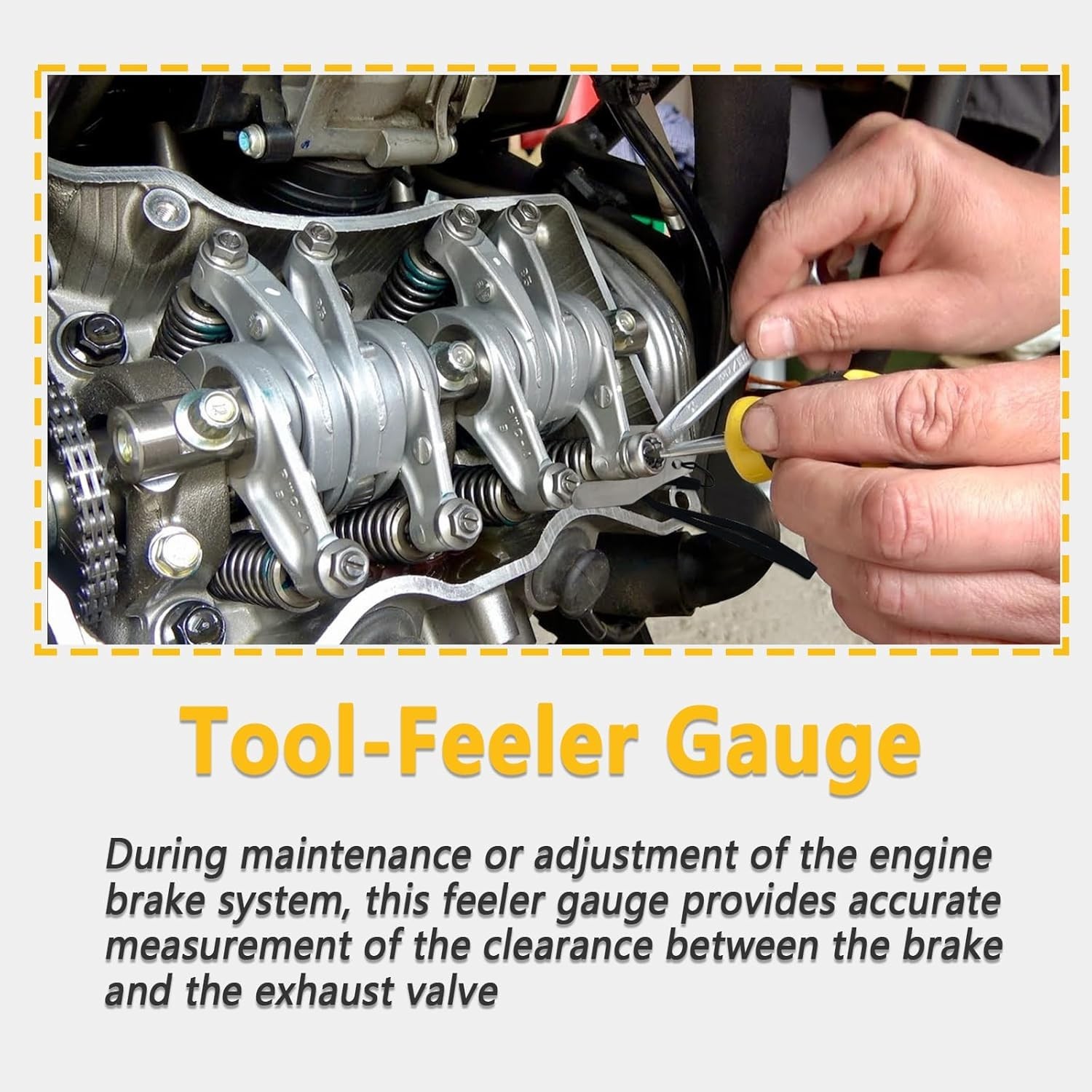Engine Brake Feeler Gauge Tool 0.7mm 0.028inch