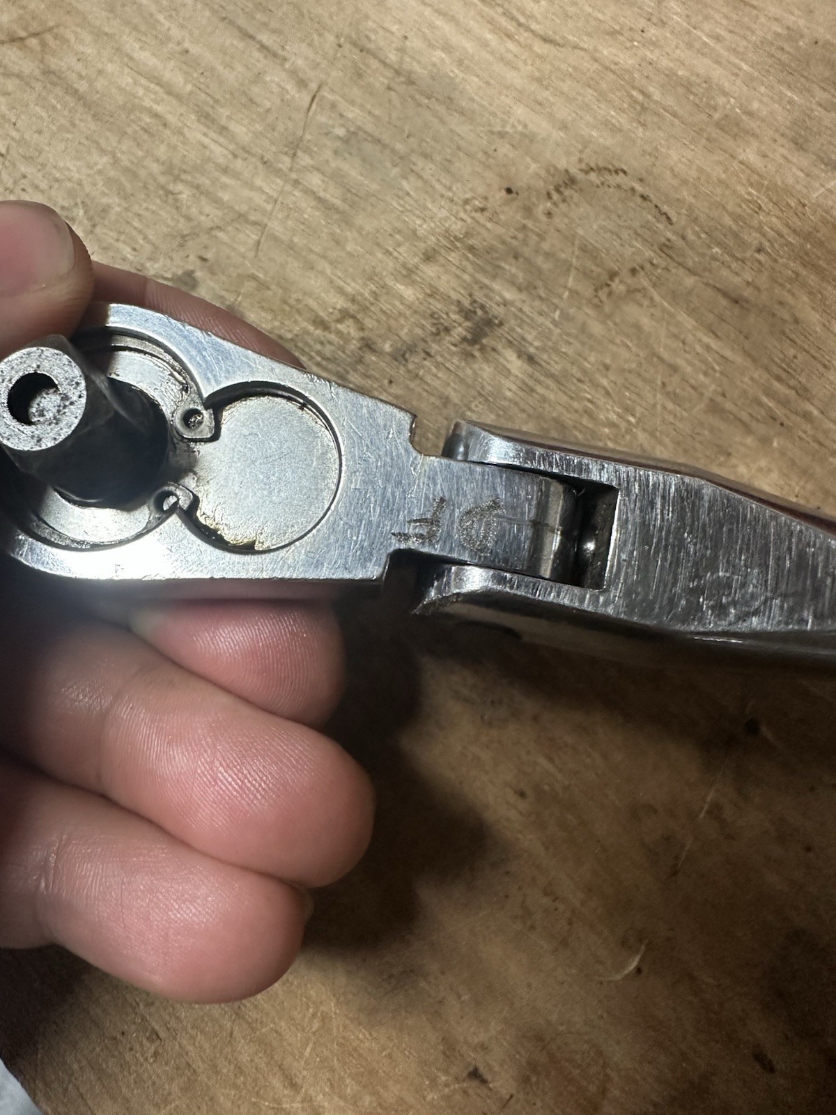 Craftsman Bent Handle Flex Head Ratchet No 44835 L-AA Works Cleaned Tested