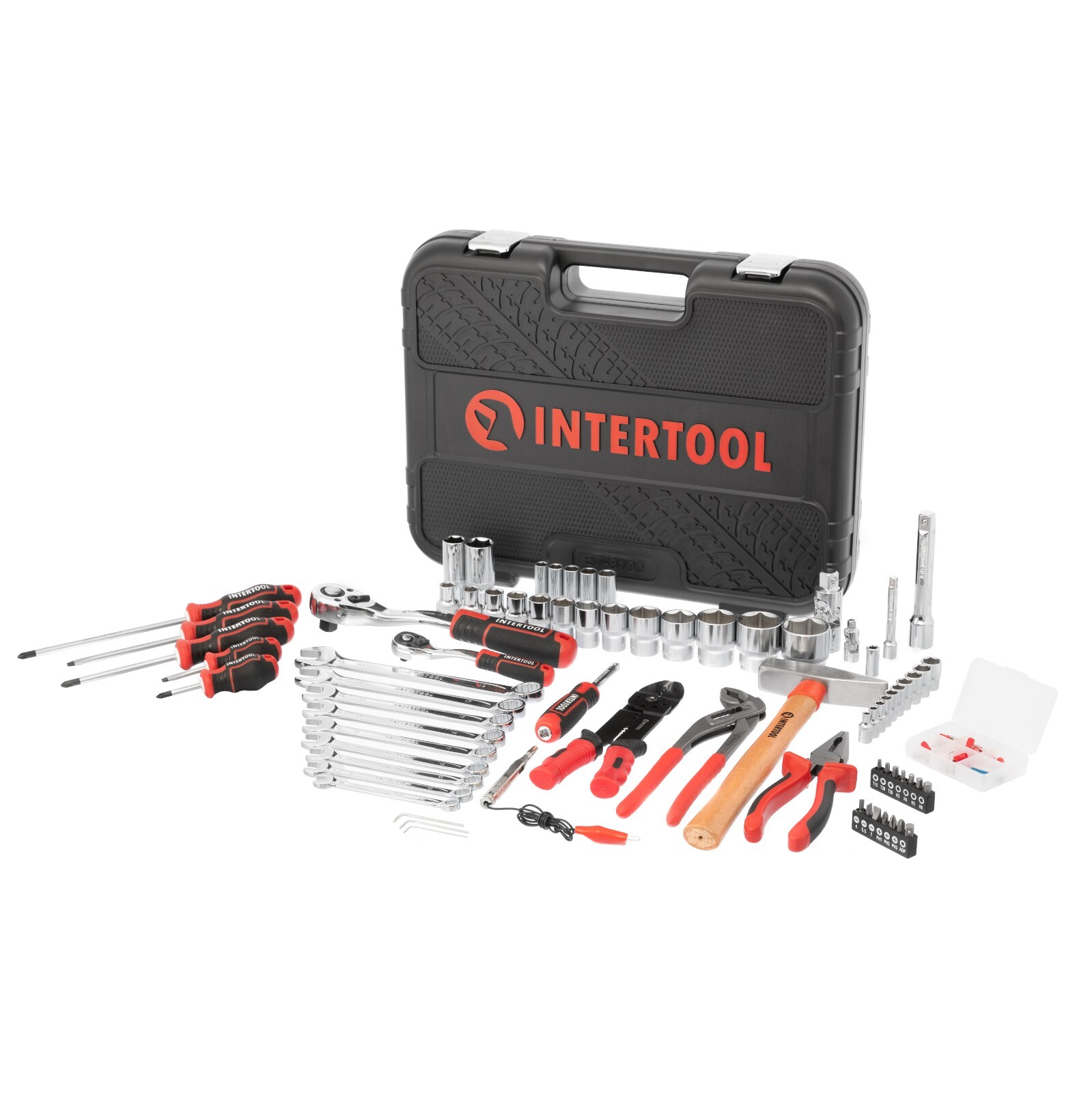 INTERTOOL 100pc Mechanic’s Tool Set ET08-8100